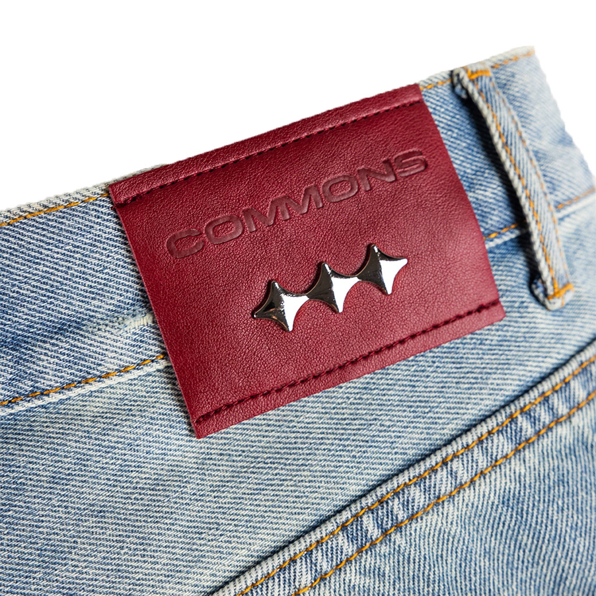 Commons Studios Washed Straight Denim Pant Jade