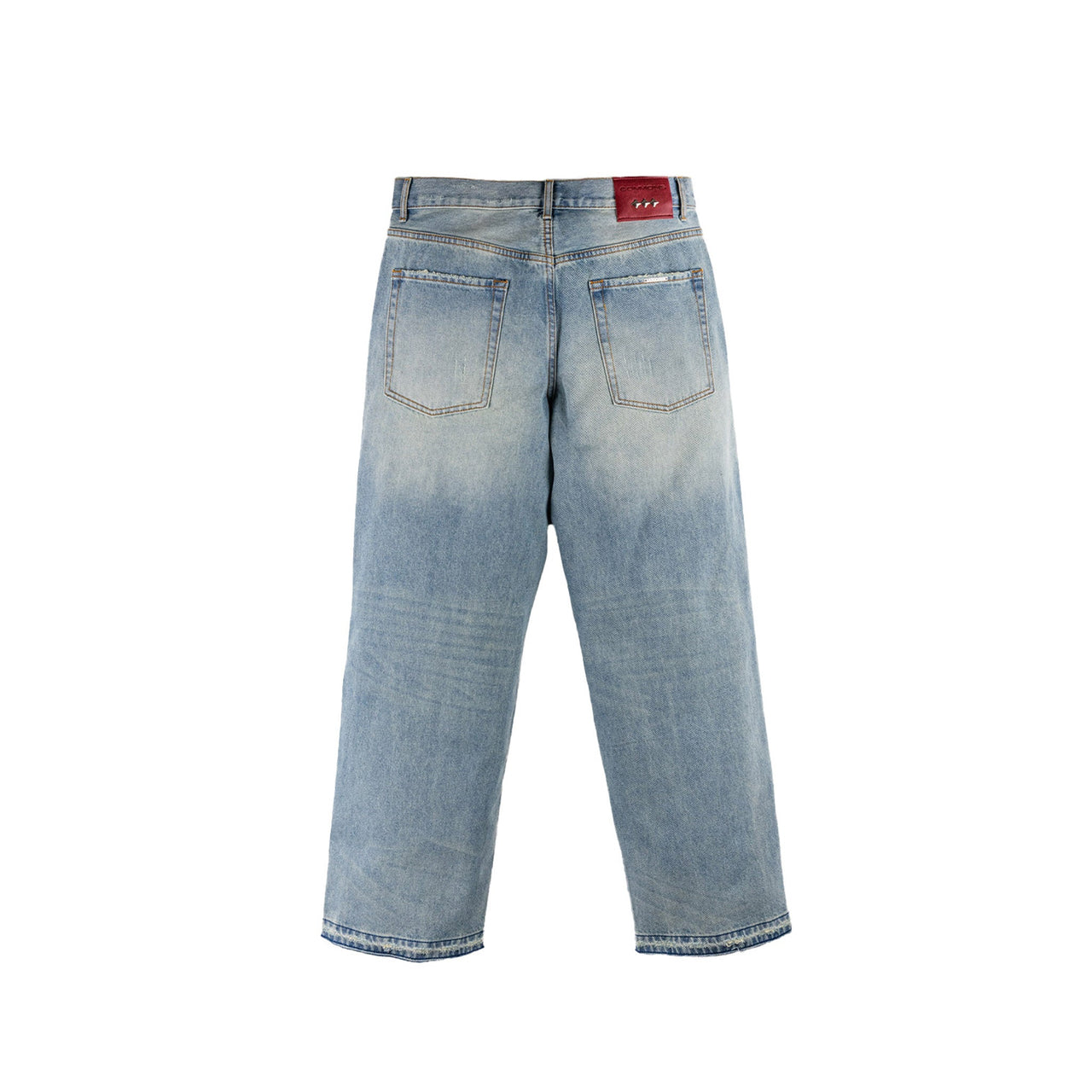 Commons Studios Washed Straight Denim Pant Jade
