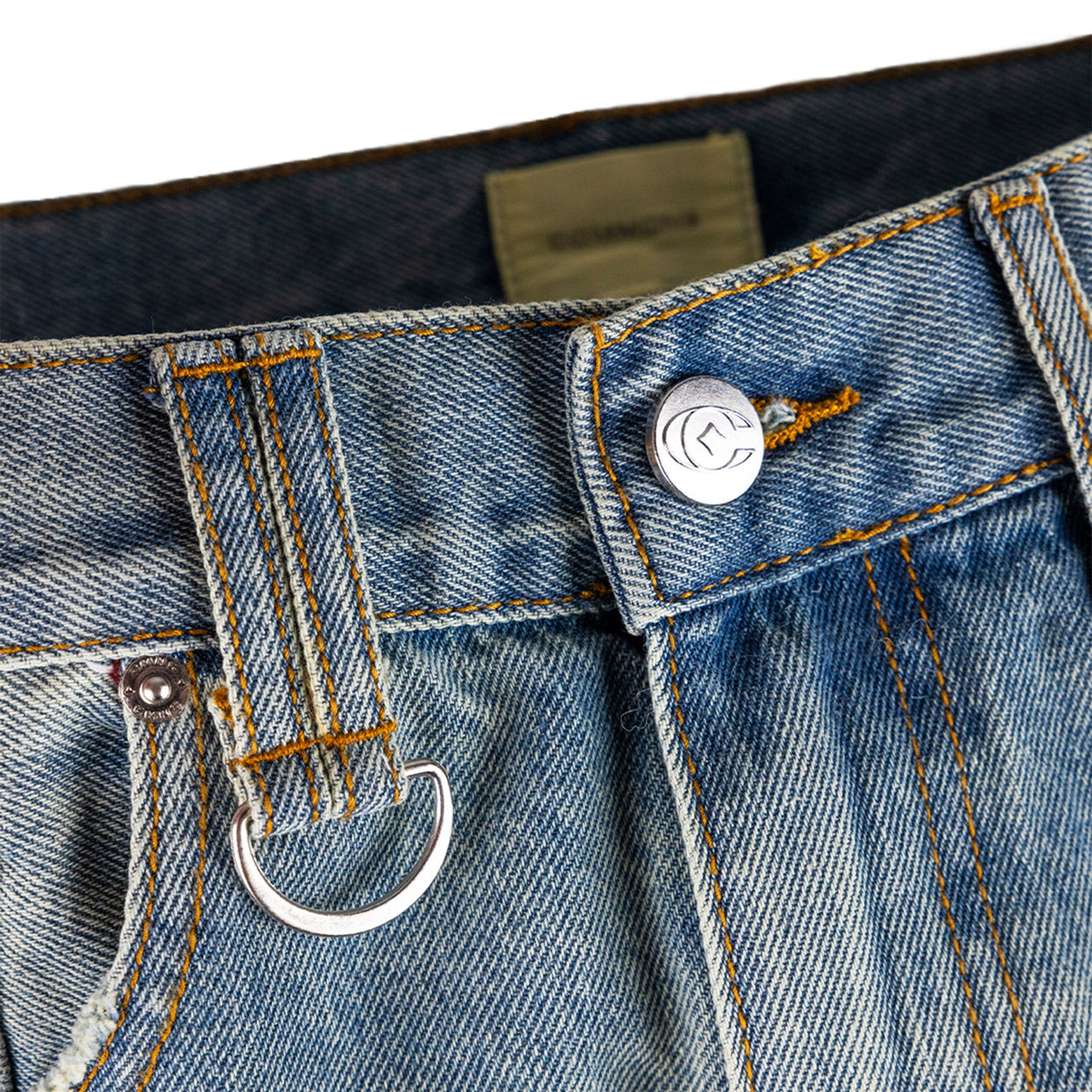 Commons Studios Washed Straight Denim Pant Jade