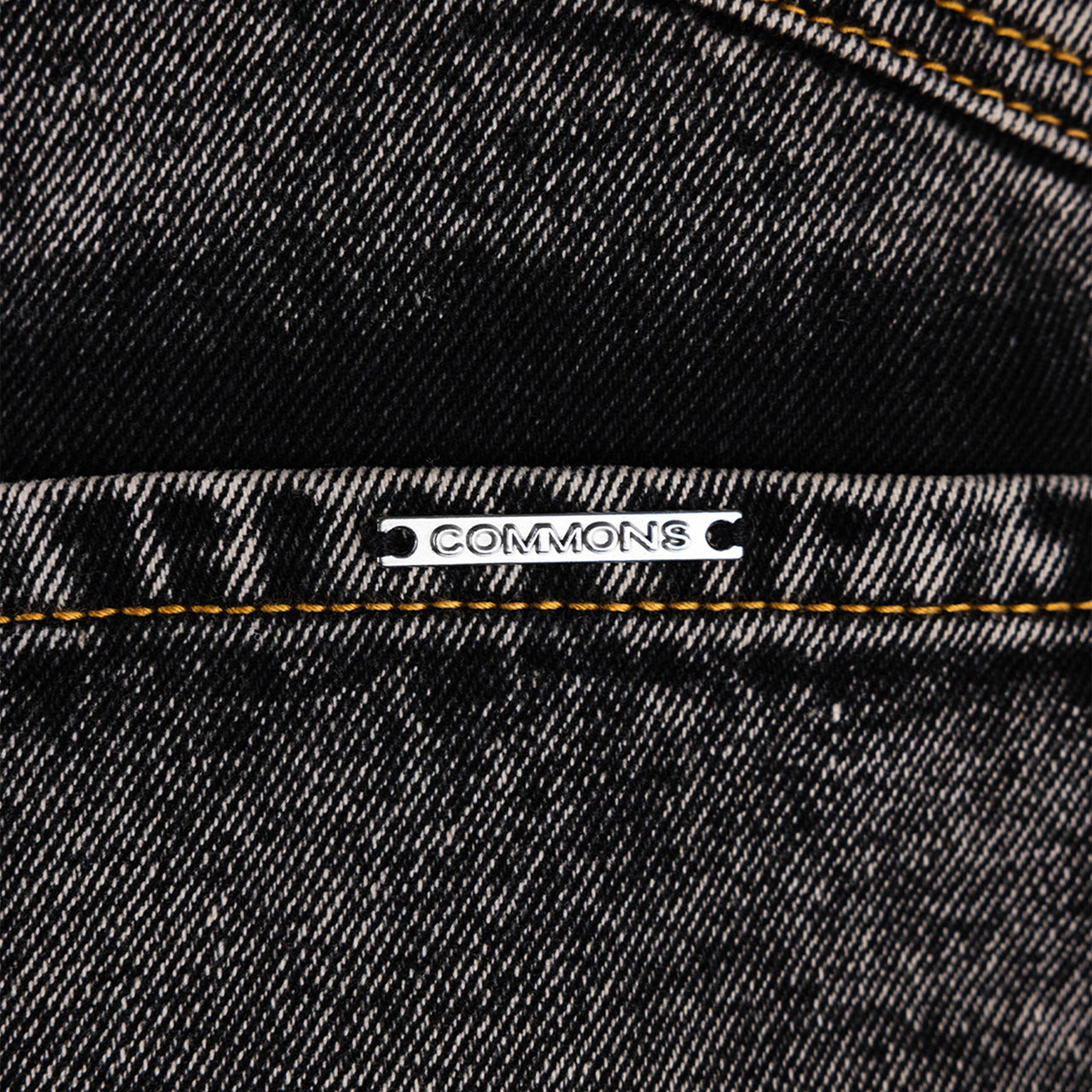 Commons Studios ‘Star’ Washed Denim Short Charcoal