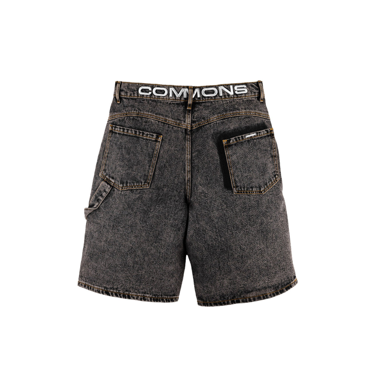 Commons Studios ‘Star’ Washed Denim Short Charcoal