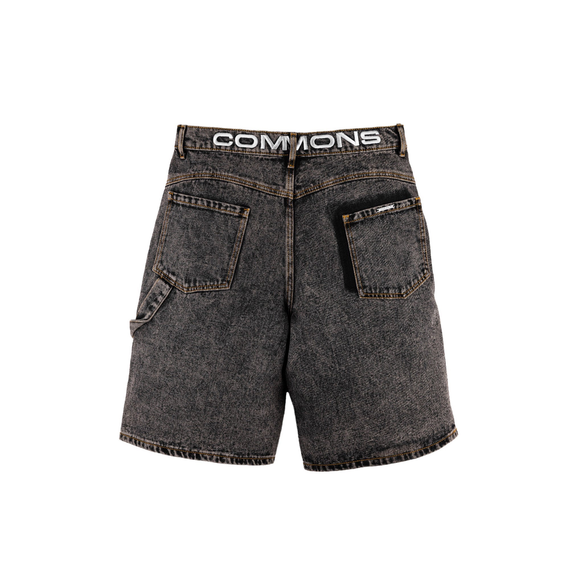Commons Studios ‘Star’ Washed Denim Short Charcoal