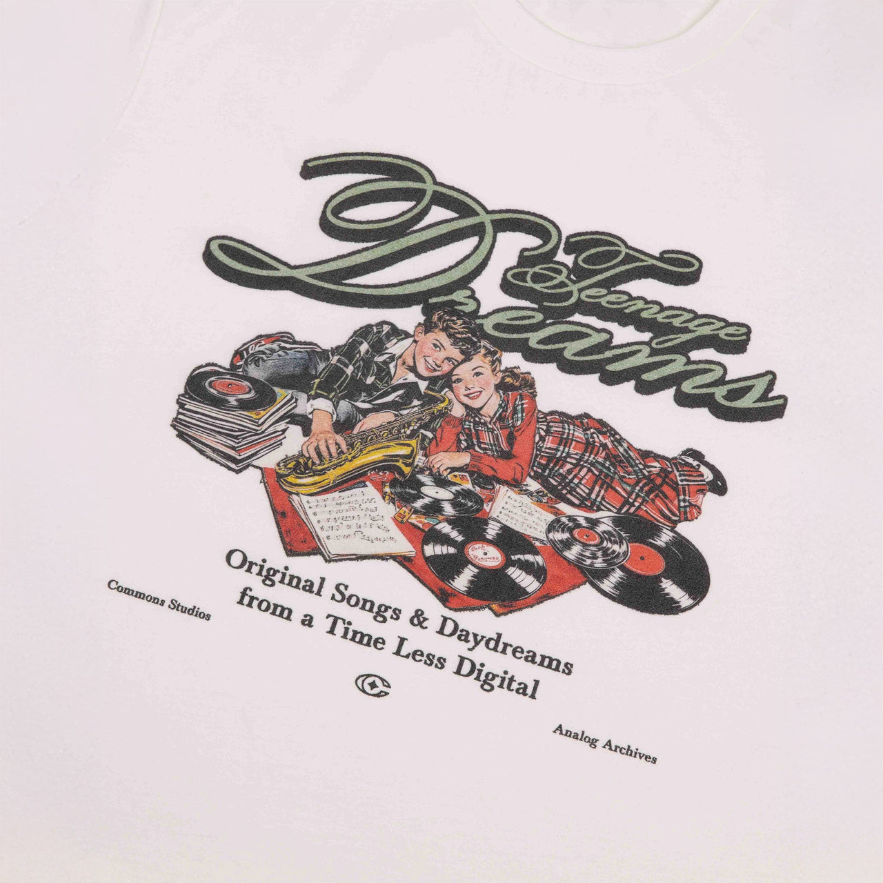Commons Teenage Dreams Tee White