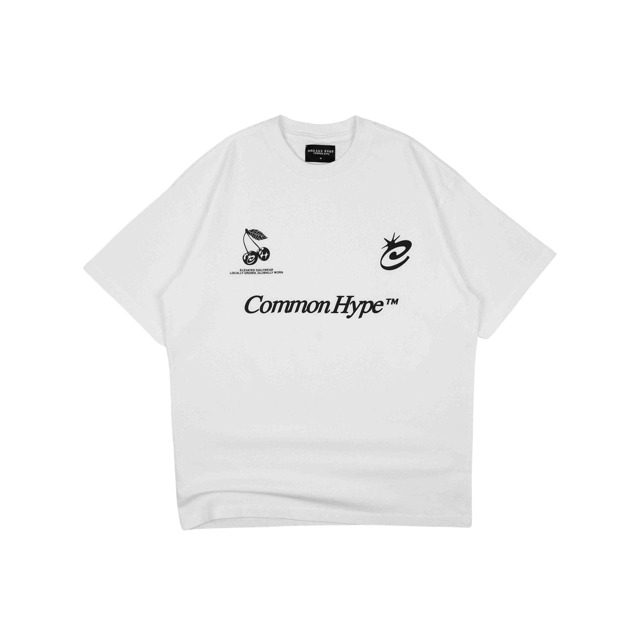Common Hype Staple Tee White