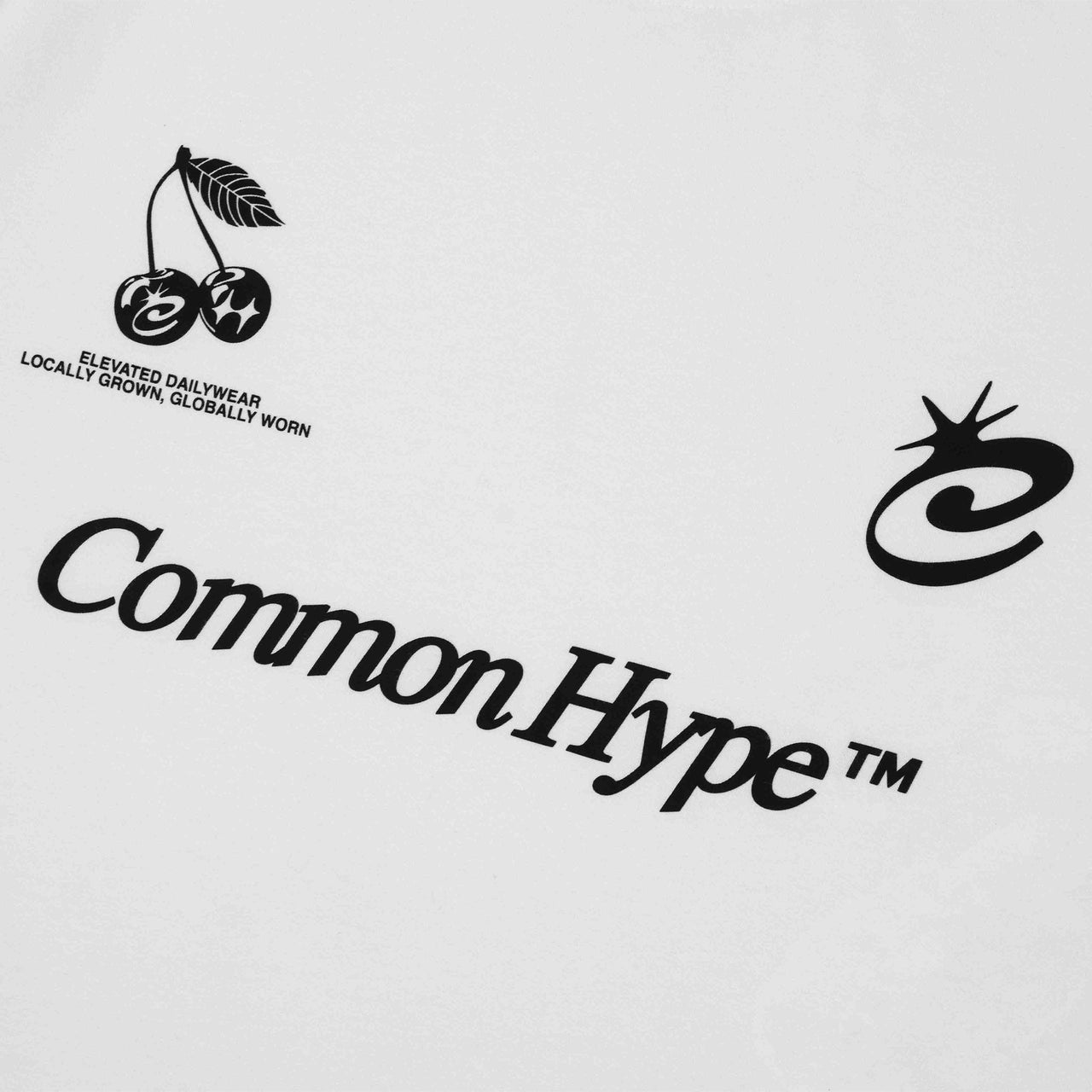 Common Hype Staple Tee White