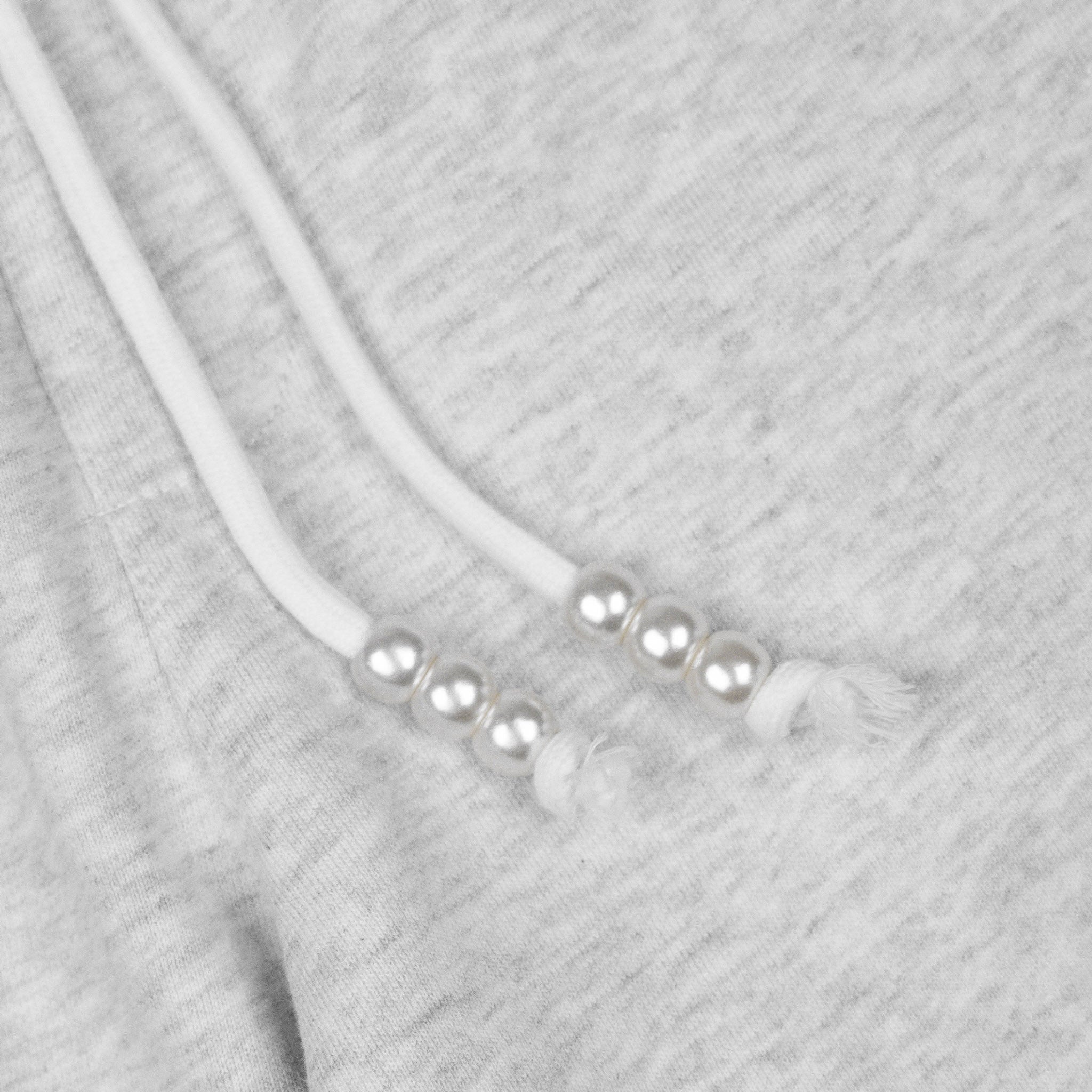 Commons Pearled Star Sweatshort Heather Grey