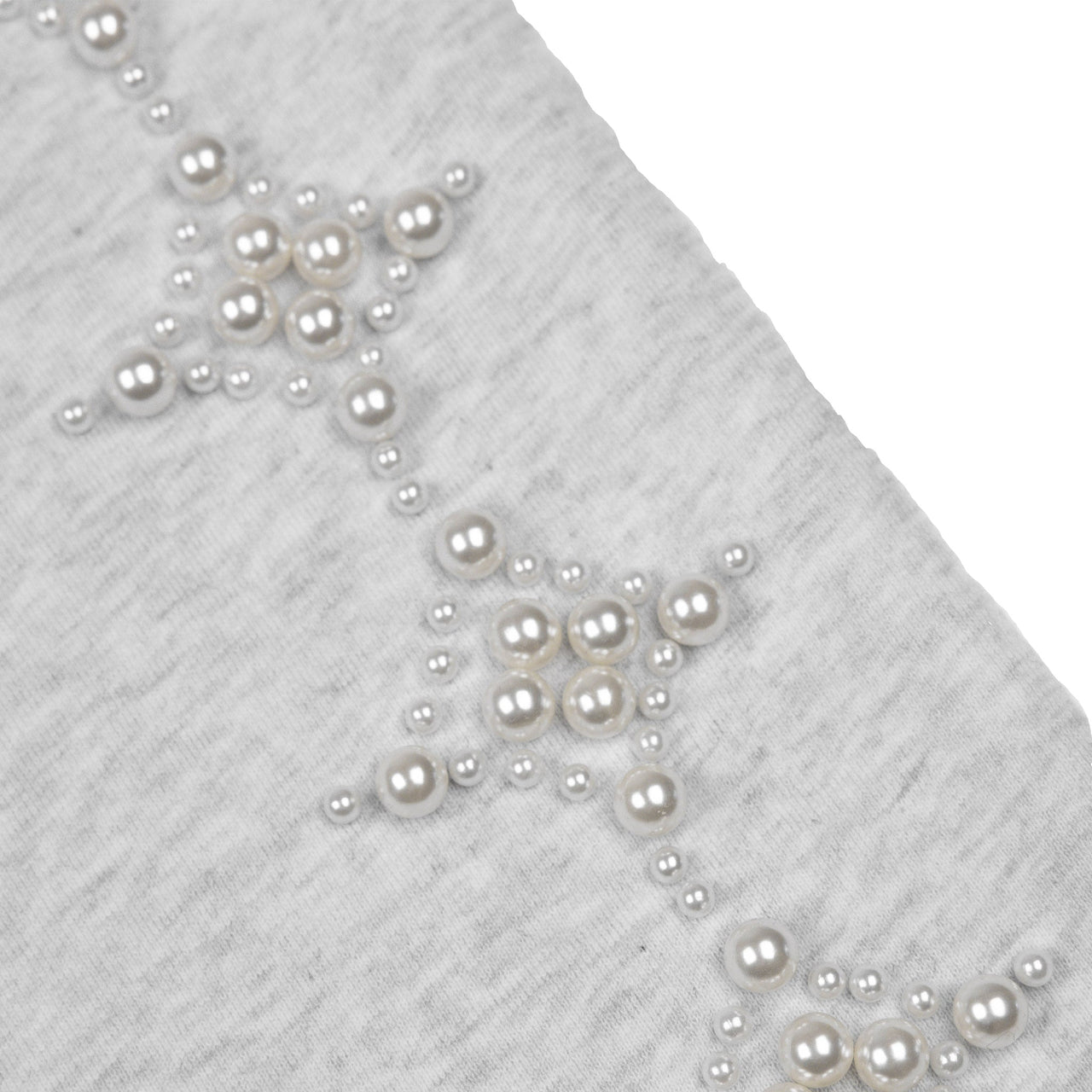 Commons Pearled Star Sweatshort Heather Grey