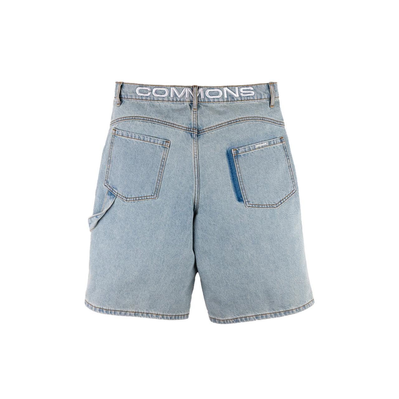 Commons Studios ‘Star’ Washed Denim Short Iceberg