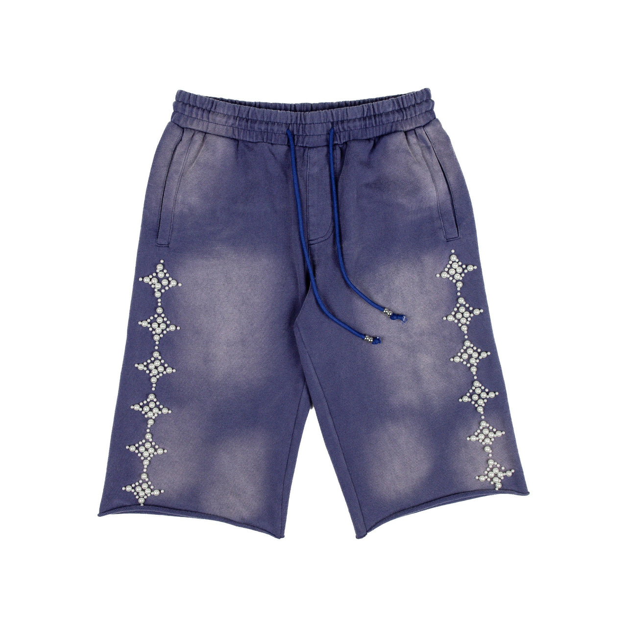 Commons Pearled Star Sweatshort Vintage Navy