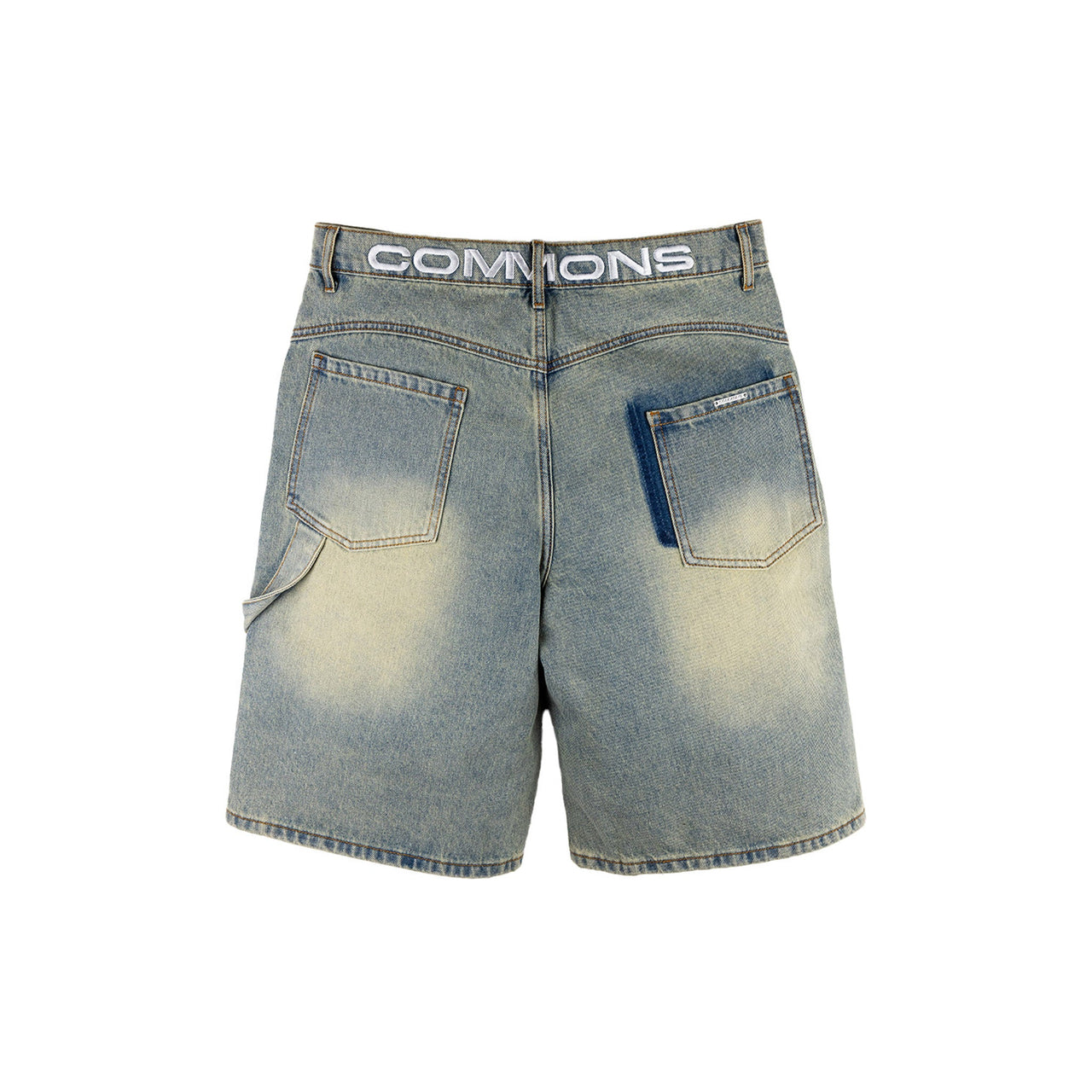 Commons Studios ‘Star’ Washed Denim Short Old Gold