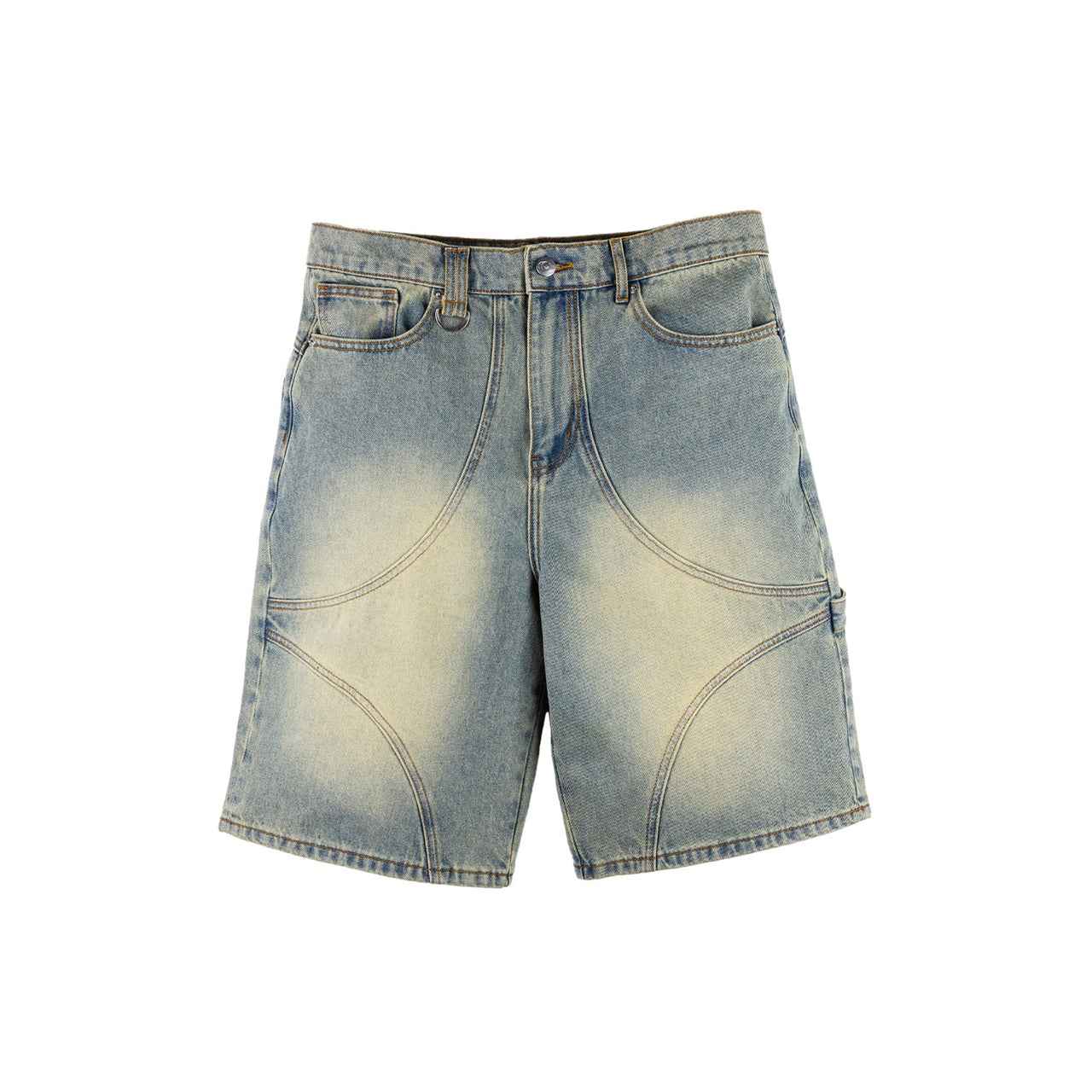 Commons Studios ‘Star’ Washed Denim Short Old Gold