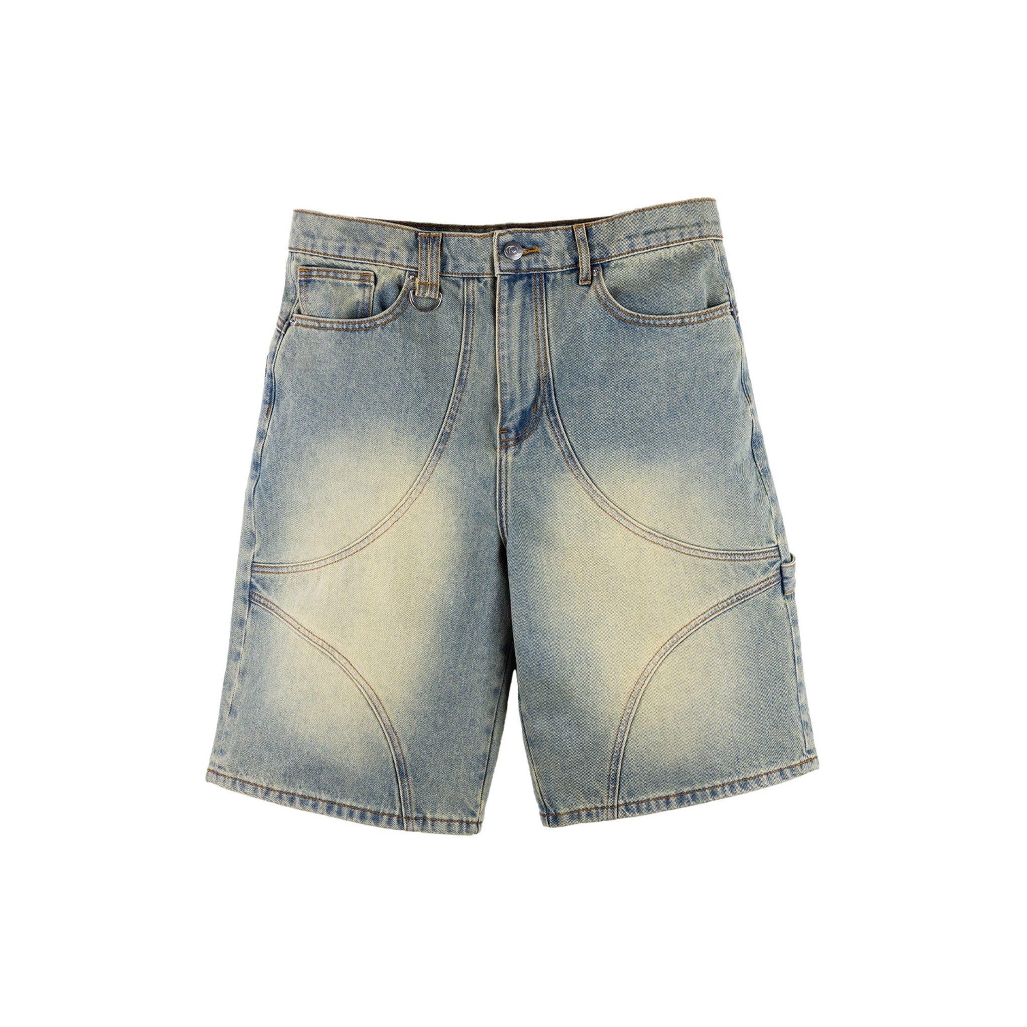 Commons Studios ‘Star’ Washed Denim Short Old Gold