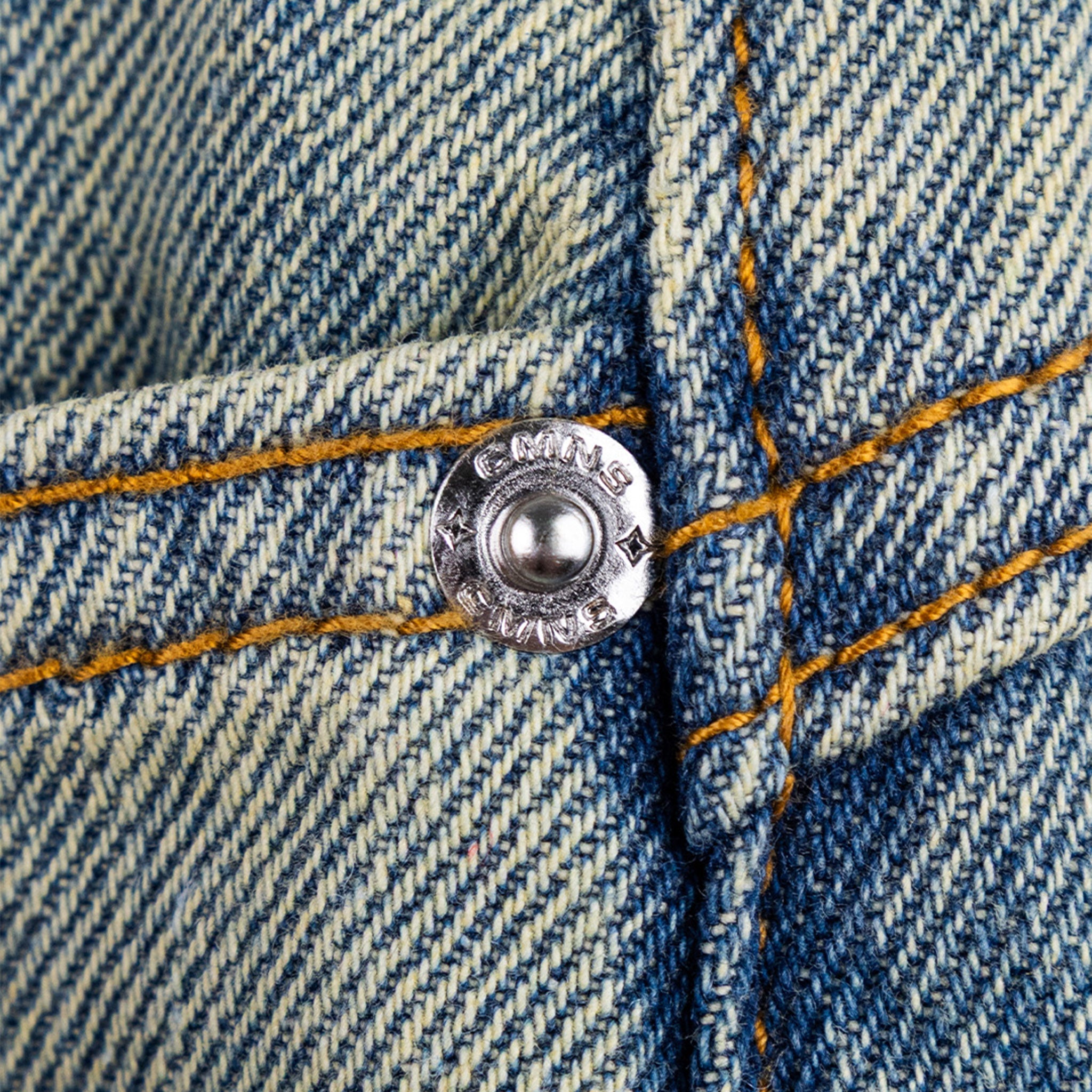 Commons Studios ‘Star’ Washed Denim Short Old Gold