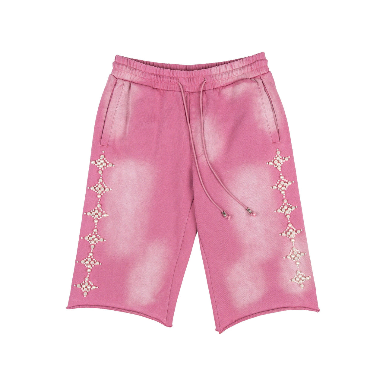 Commons Pearled Star Sweatshort Pink