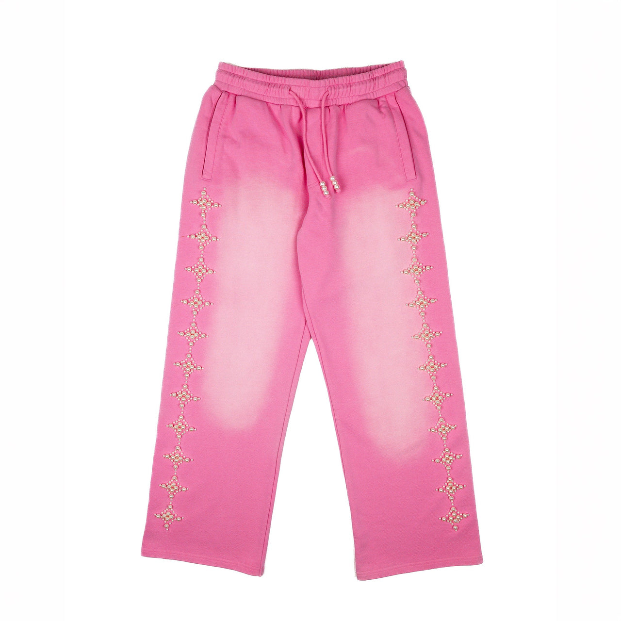 Commons Pearled Star Sweatpants Faded Pink