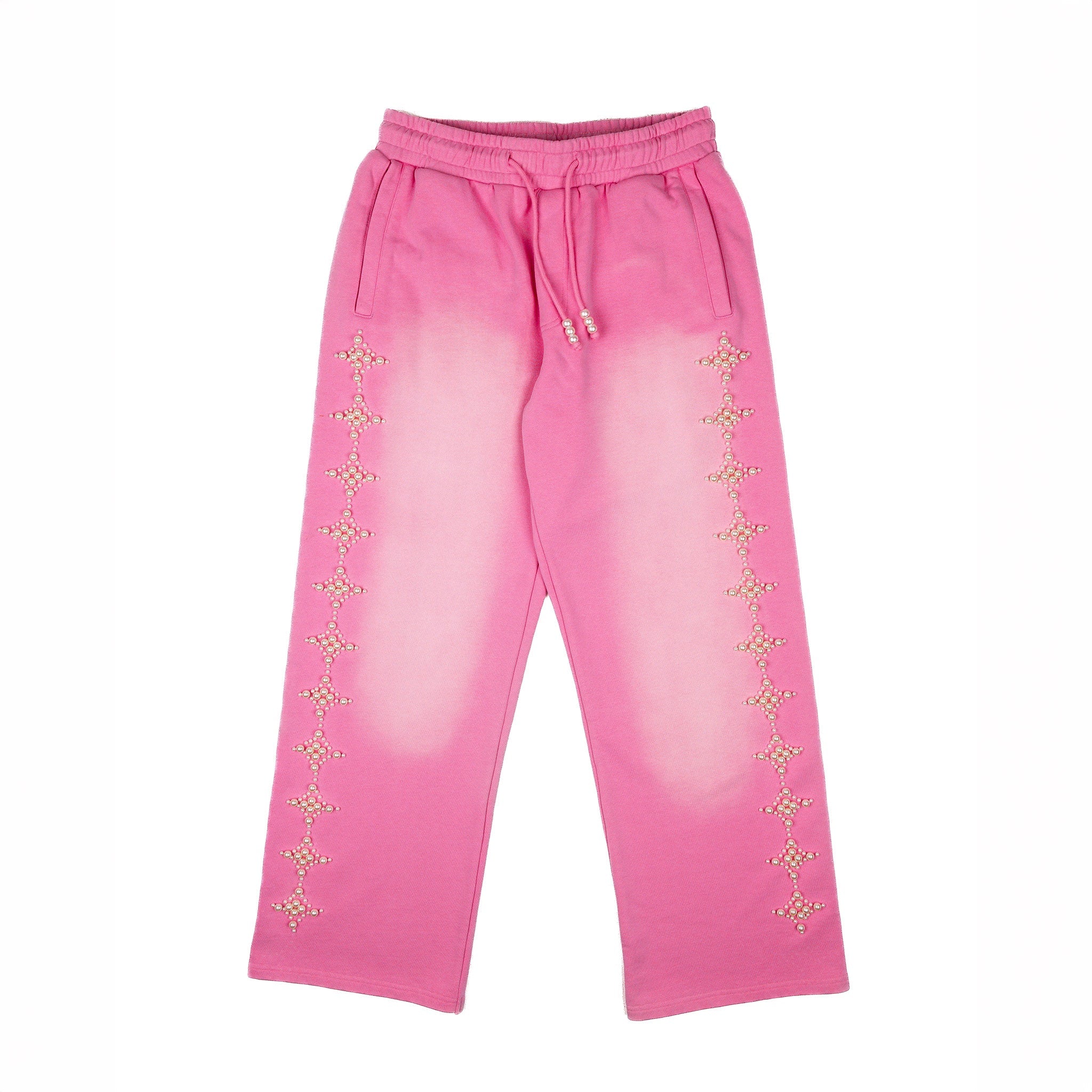 Commons Pearled Star Sweatpants Faded Pink
