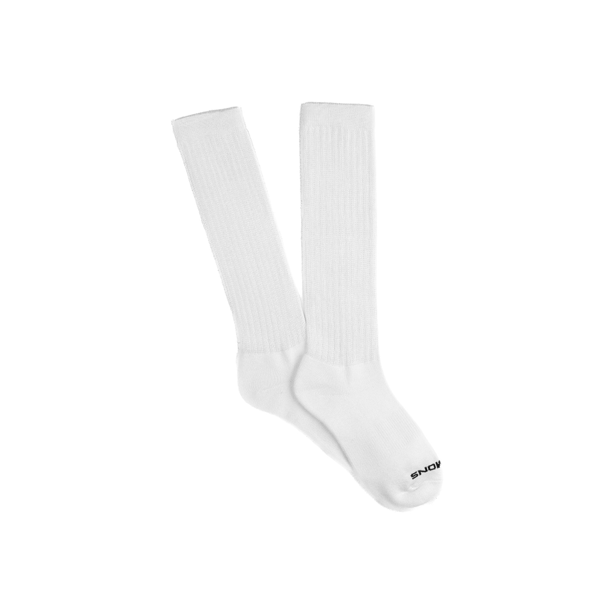 Commons Scrunch Crew Sock White (2-Pack)