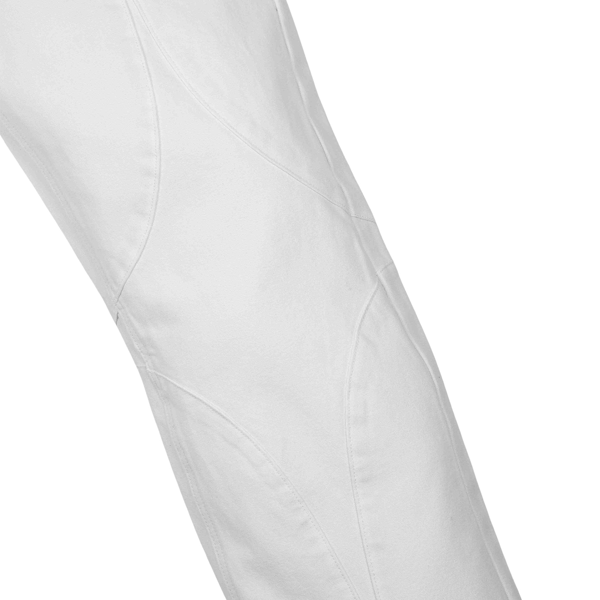 Commons Double Knee Star Denim Pant White
