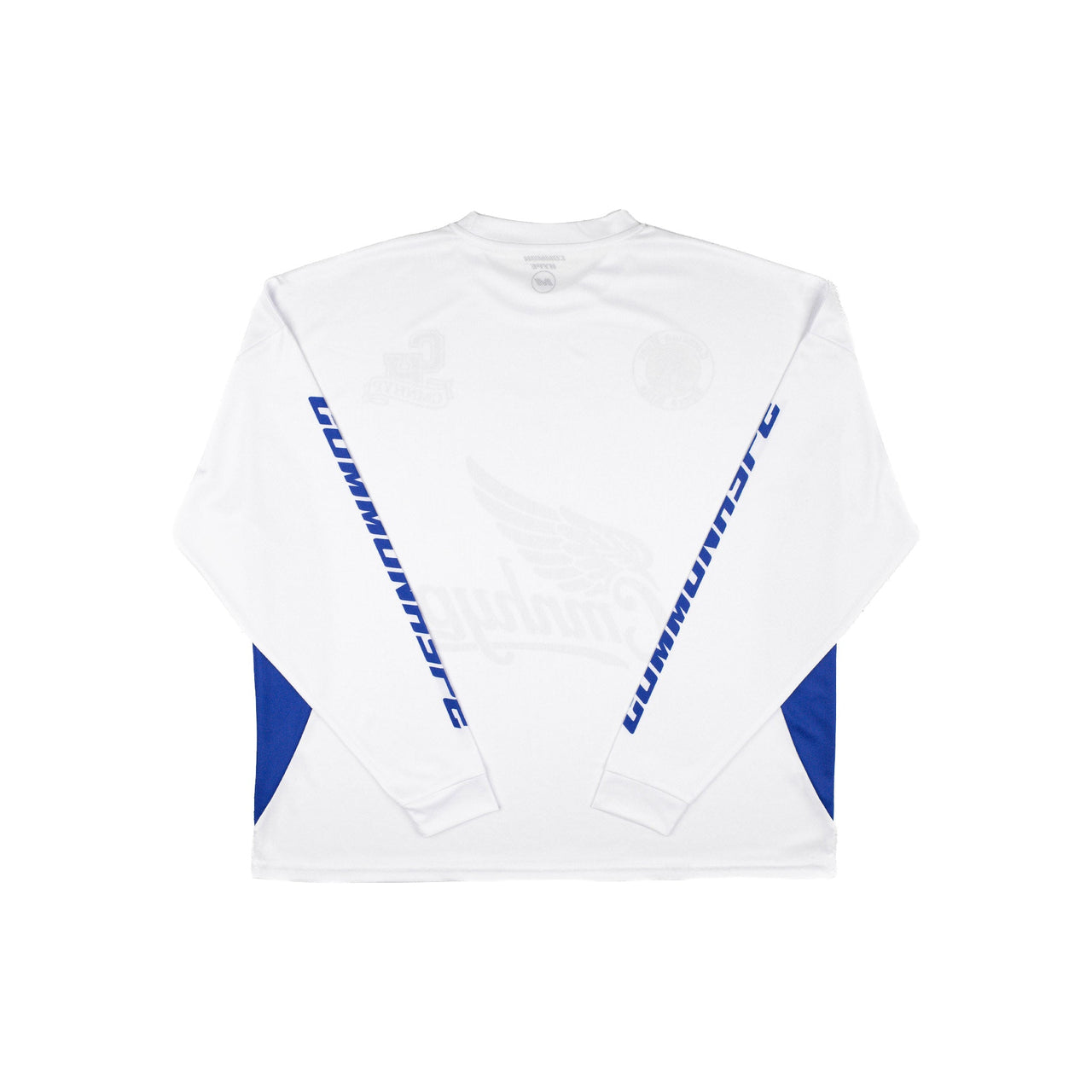 Common Hype Speed Kills Long Sleeve Racing Jersey White