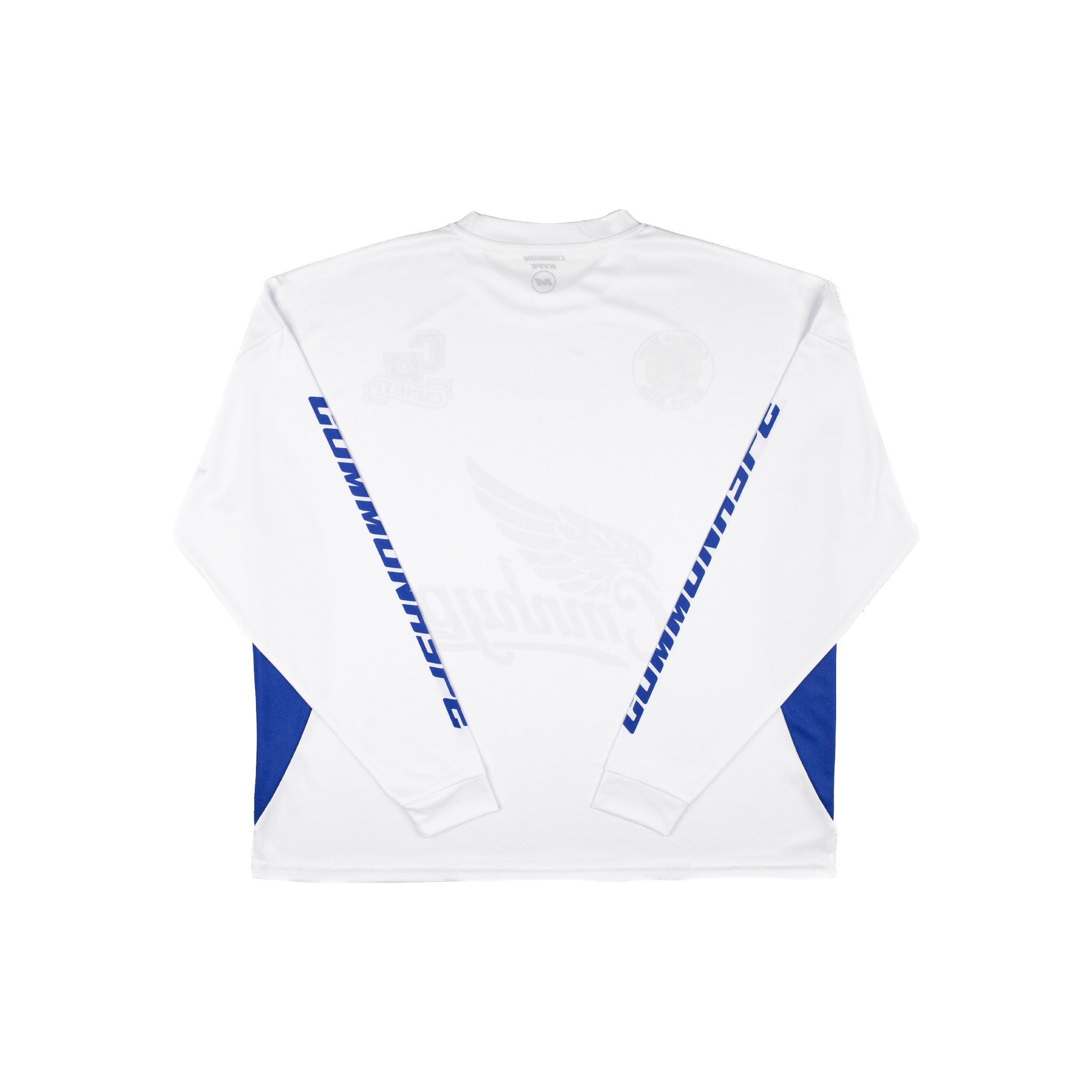 Common Hype Speed Kills Long Sleeve Racing Jersey White
