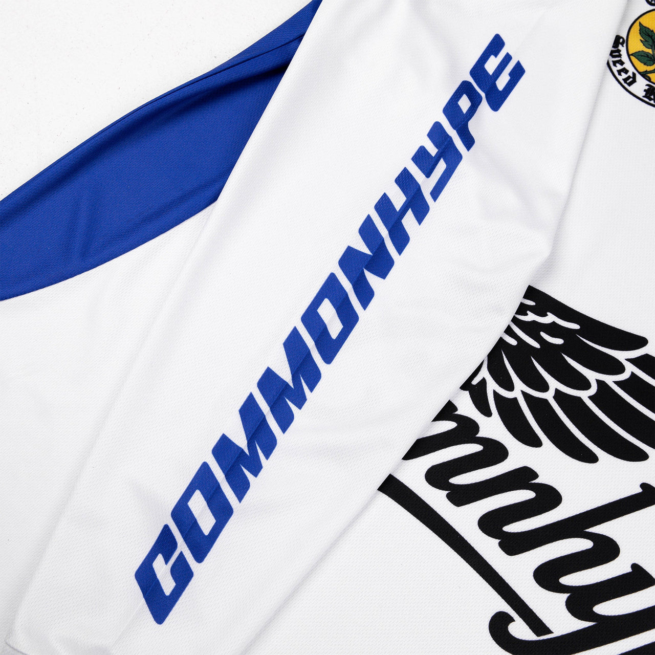Common Hype Speed Kills Long Sleeve Racing Jersey White