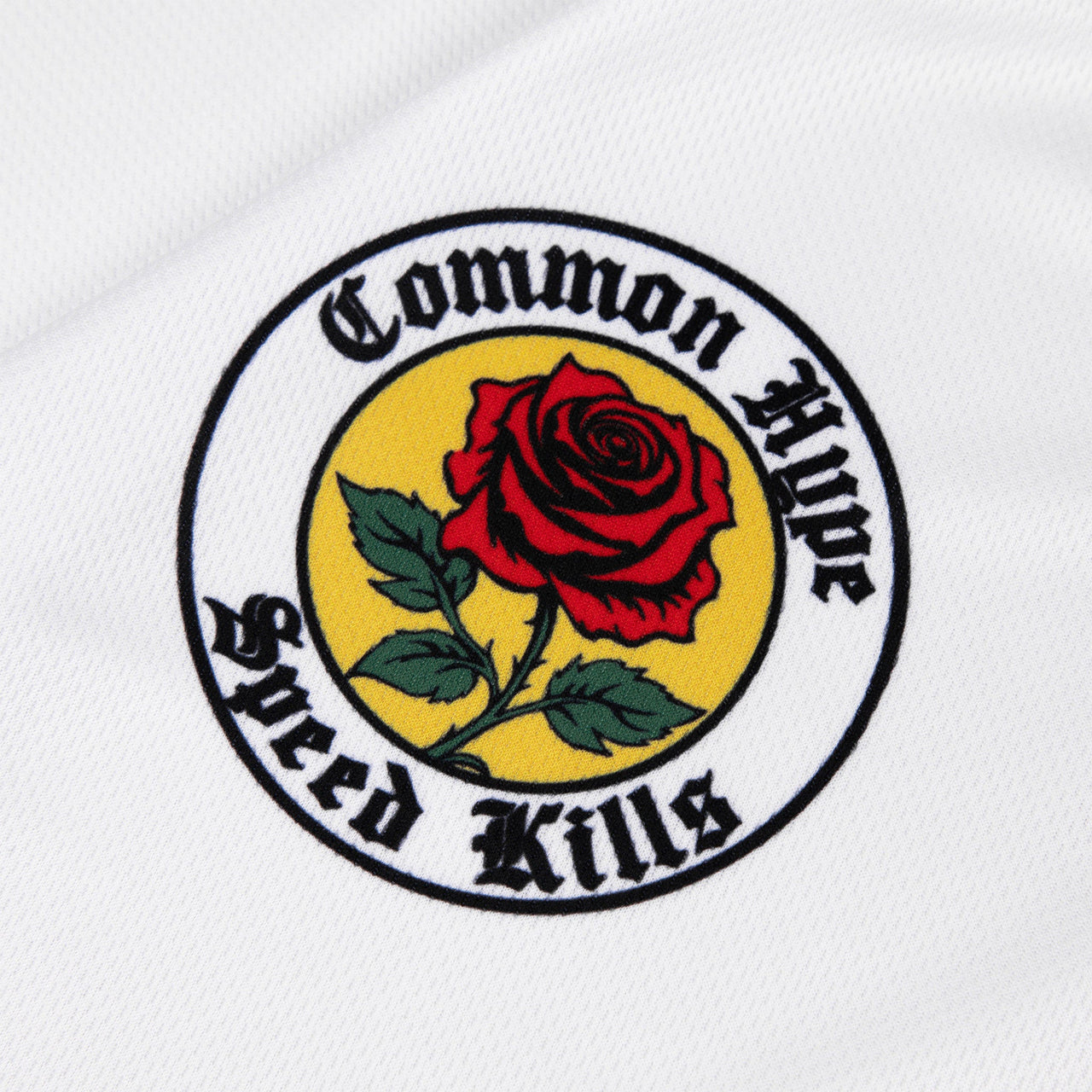 Common Hype Speed Kills Long Sleeve Racing Jersey White