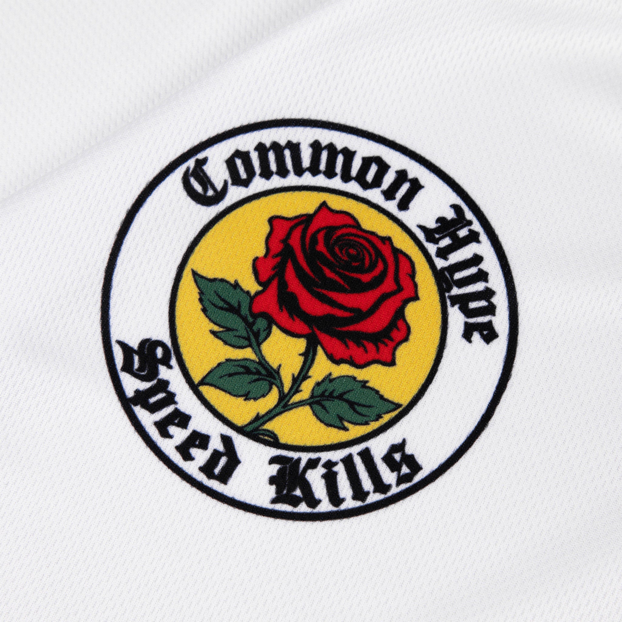 Common Hype Speed Kills Long Sleeve Racing Jersey White