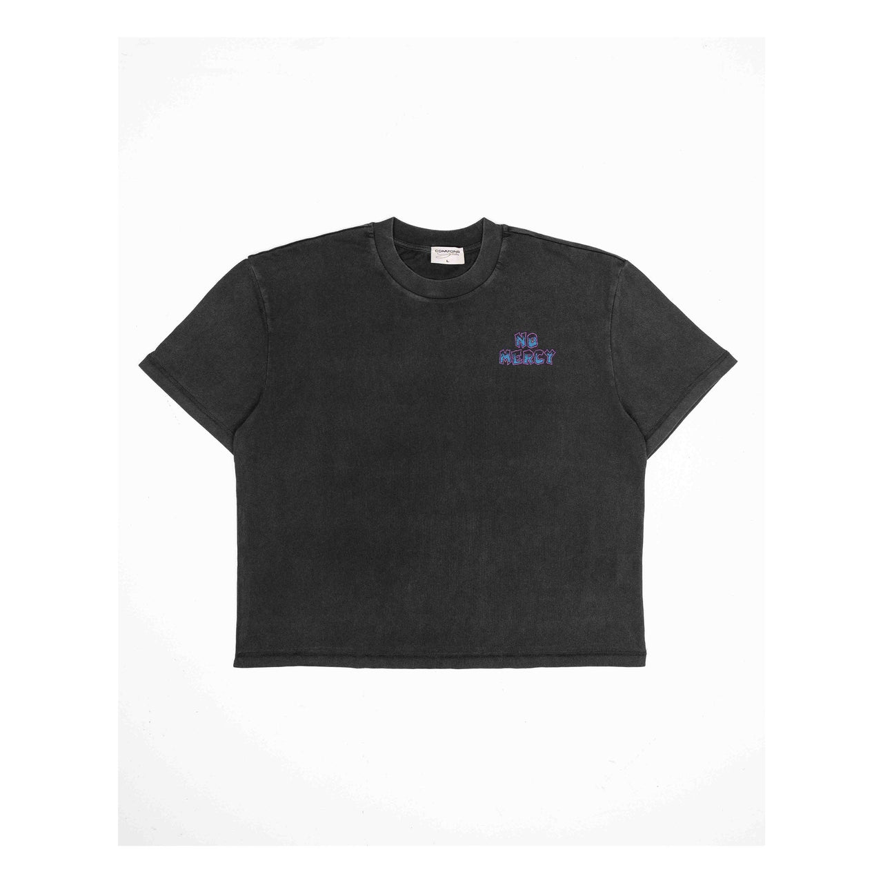 Commons No Mercy Not Ever Tee Vintage Black