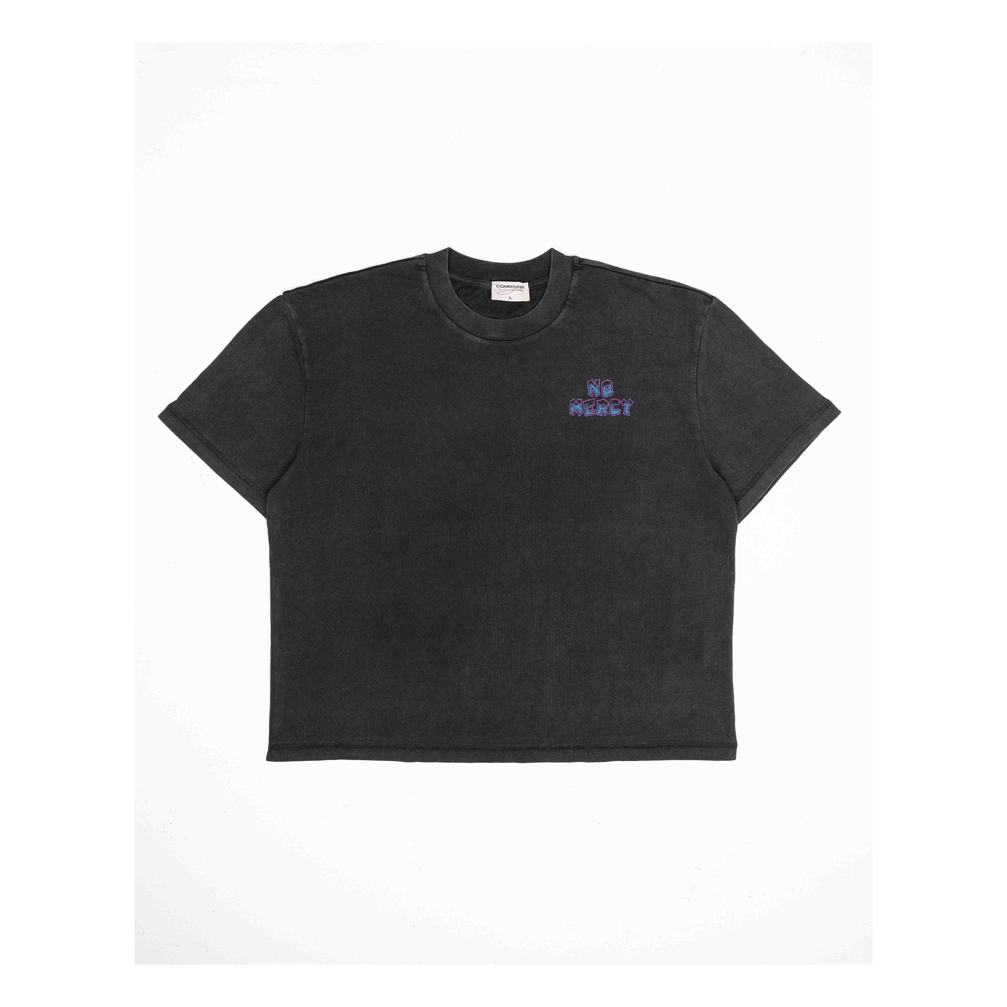 Commons No Mercy Not Ever Tee Vintage Black