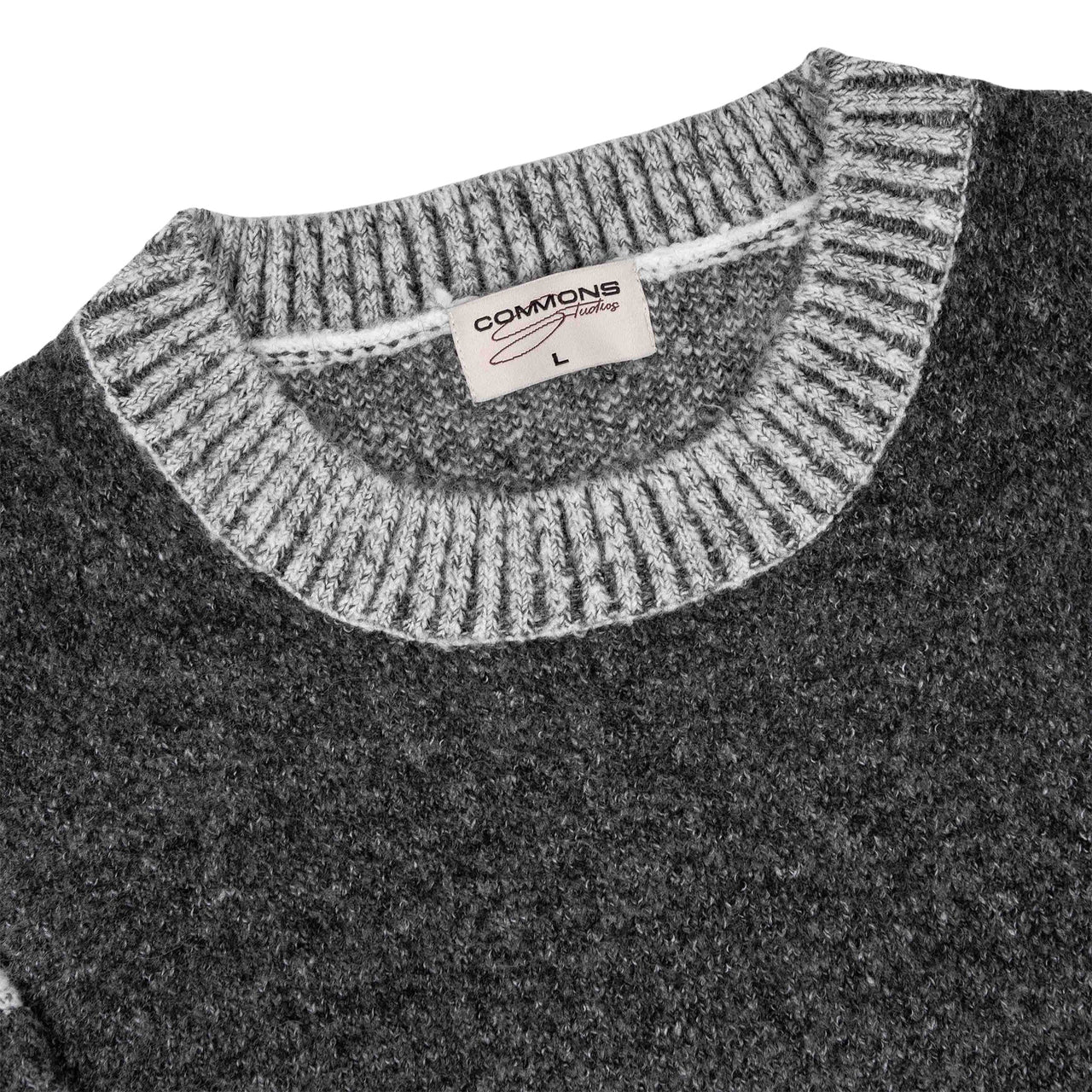 Commons Pullover Knit Forrest Charcoal
