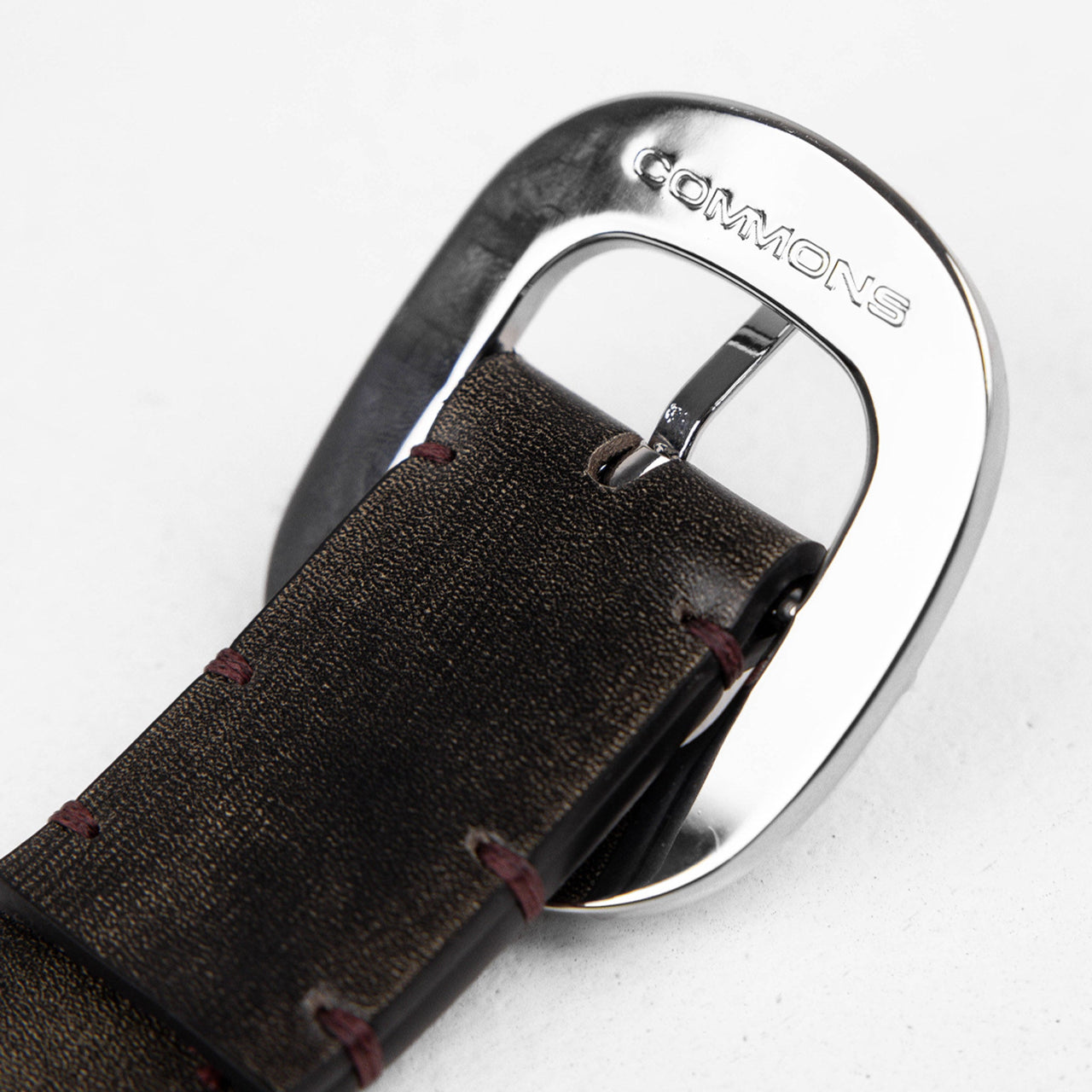 Commons Studios Starslinger Leather Belt Smoke