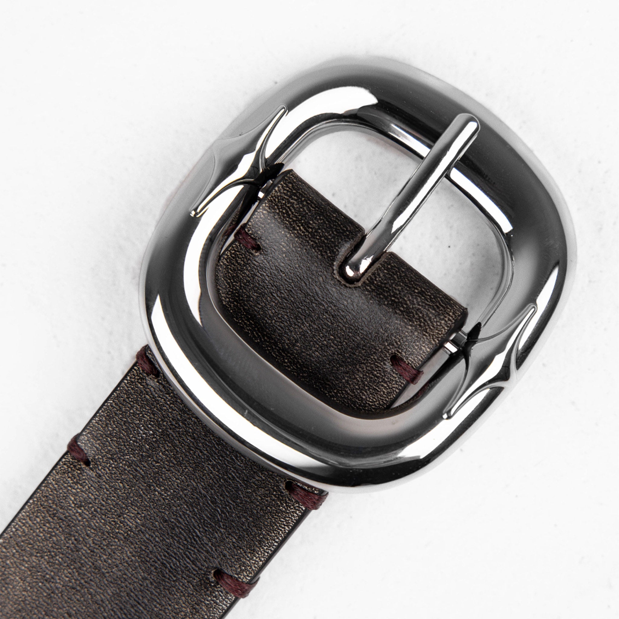 Commons Studios Starslinger Leather Belt Smoke