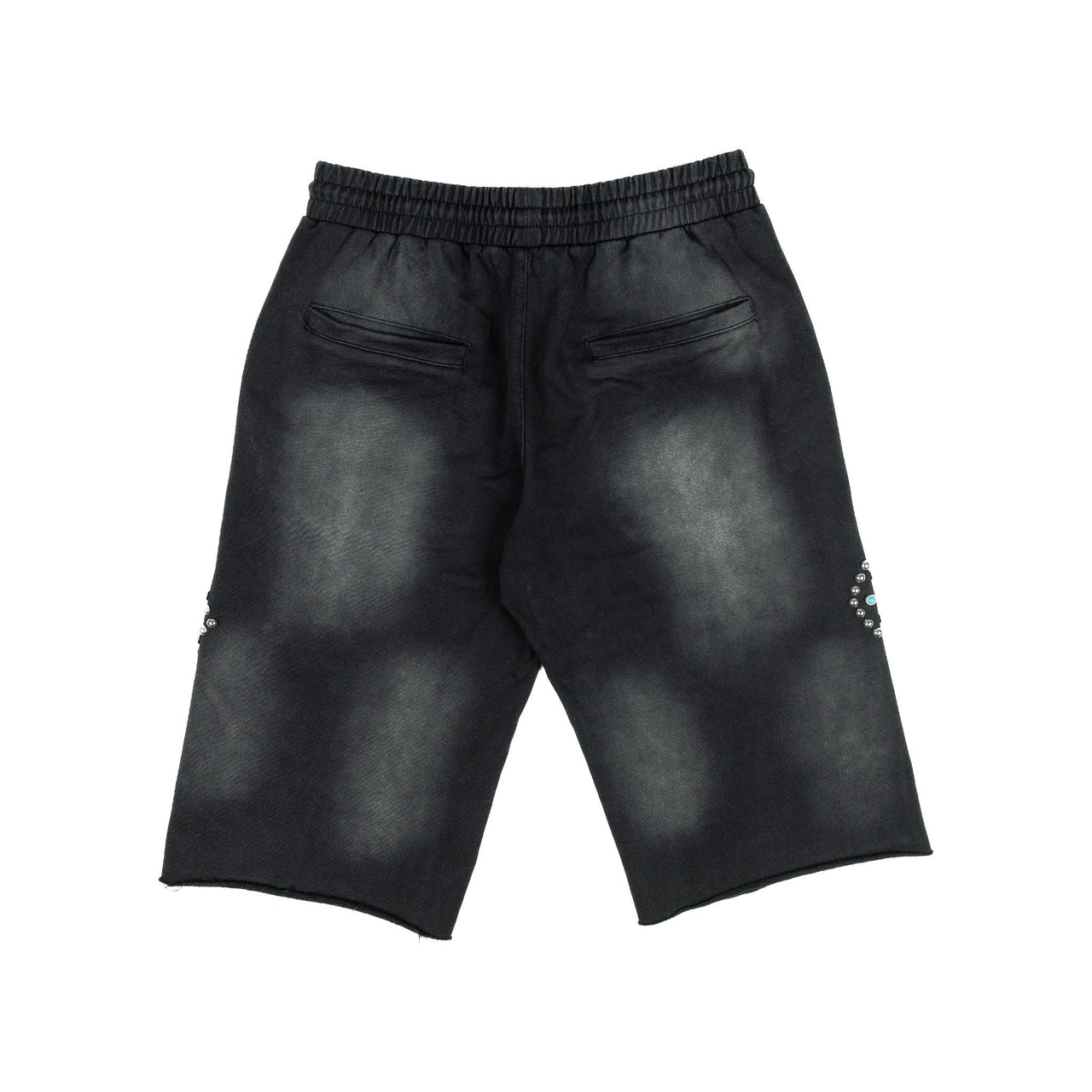 Commons Turquoise Rivet Sweatshort Vintage Black