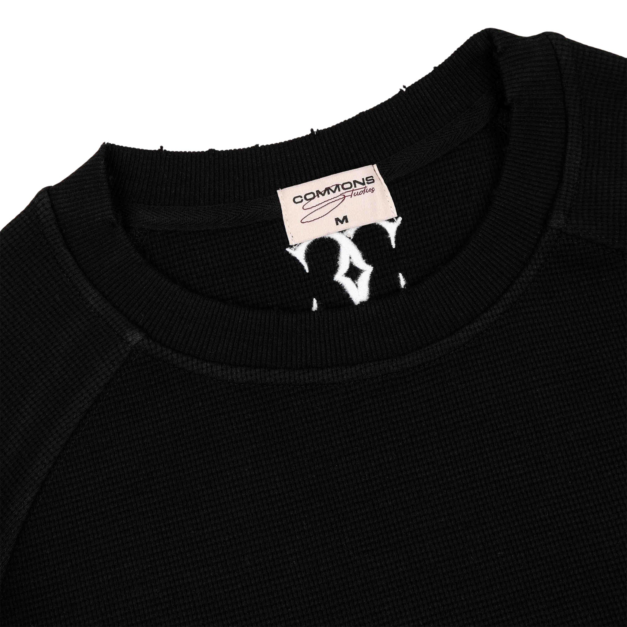Commons Thermal Long Sleeve Tee Black