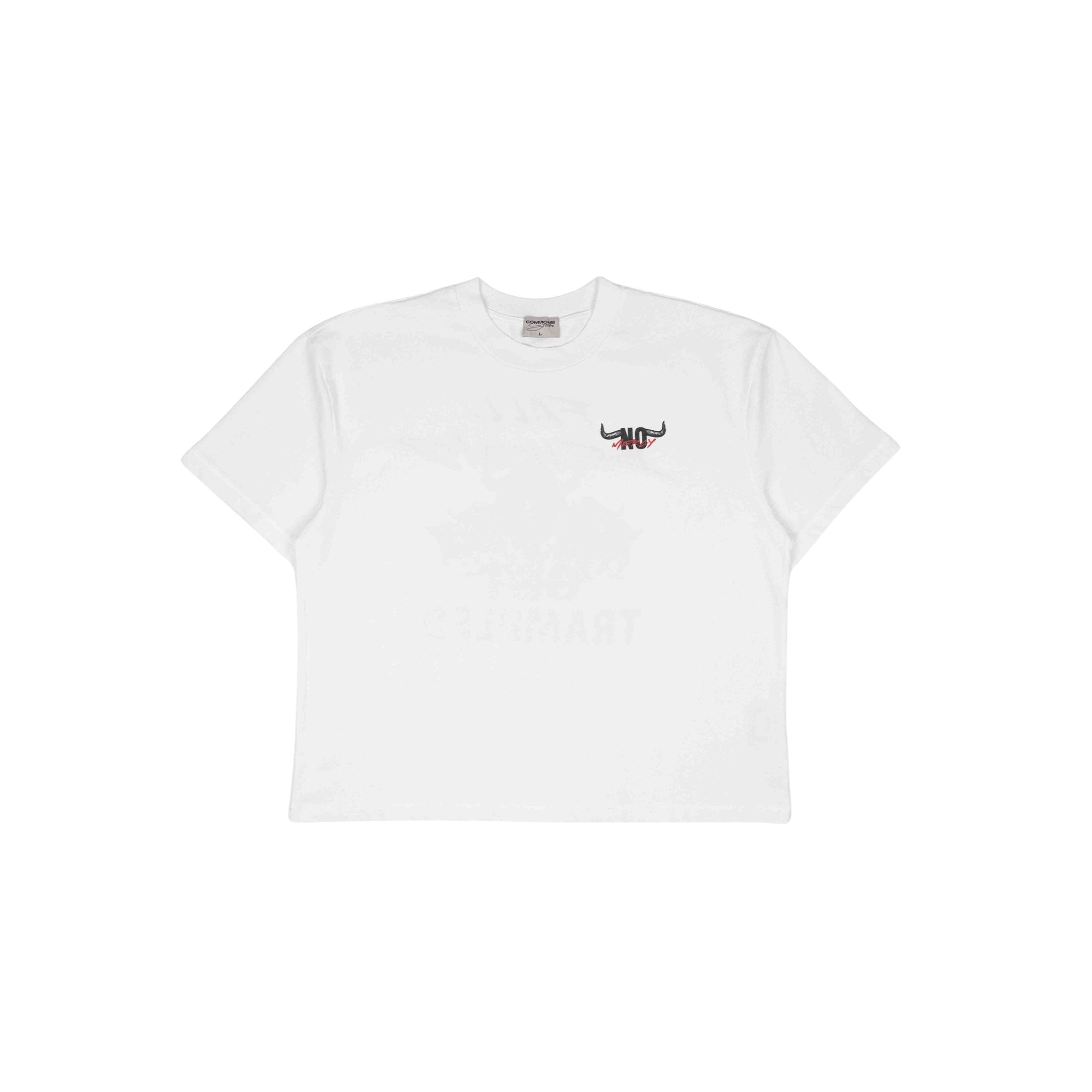 Commons No Mercy Get Trampled Tee Vintage White