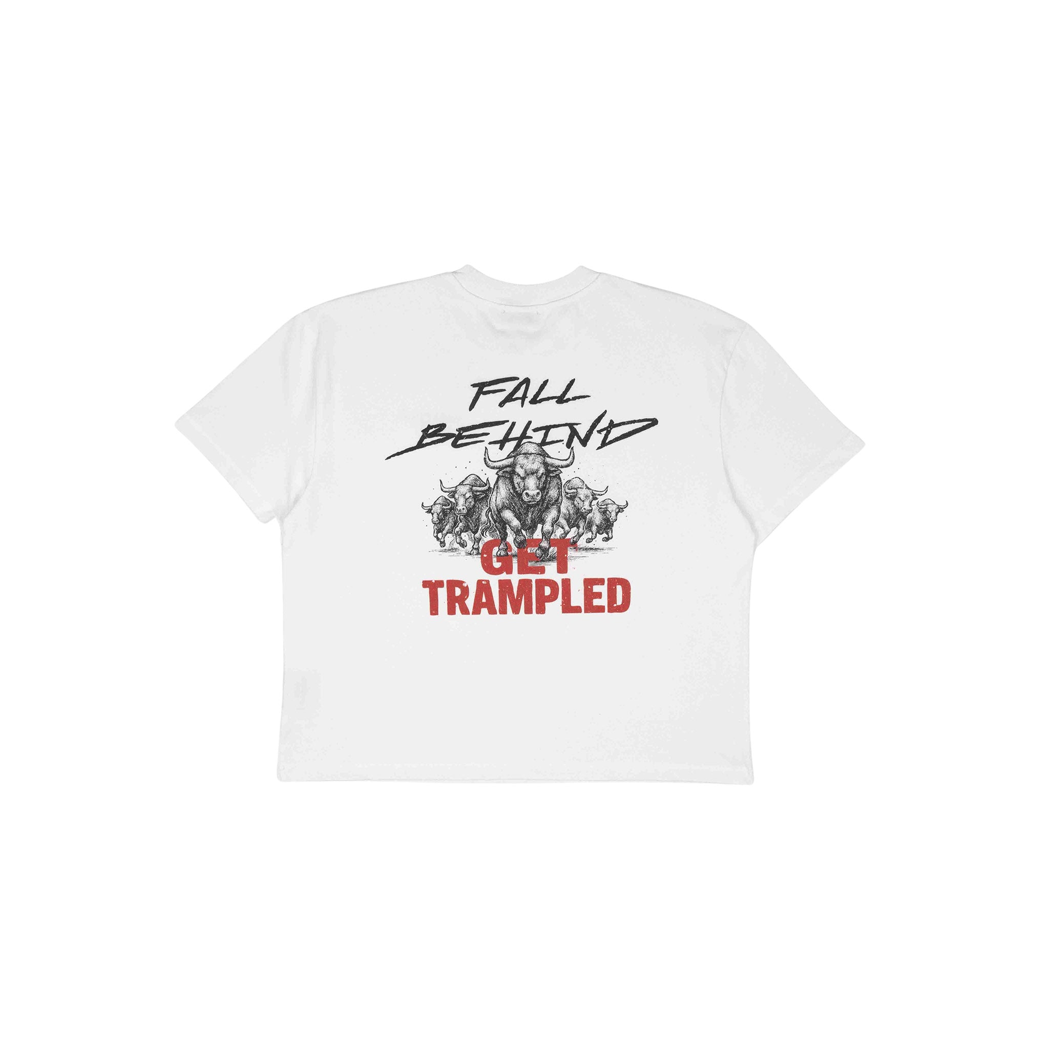 Commons No Mercy Get Trampled Tee Vintage White