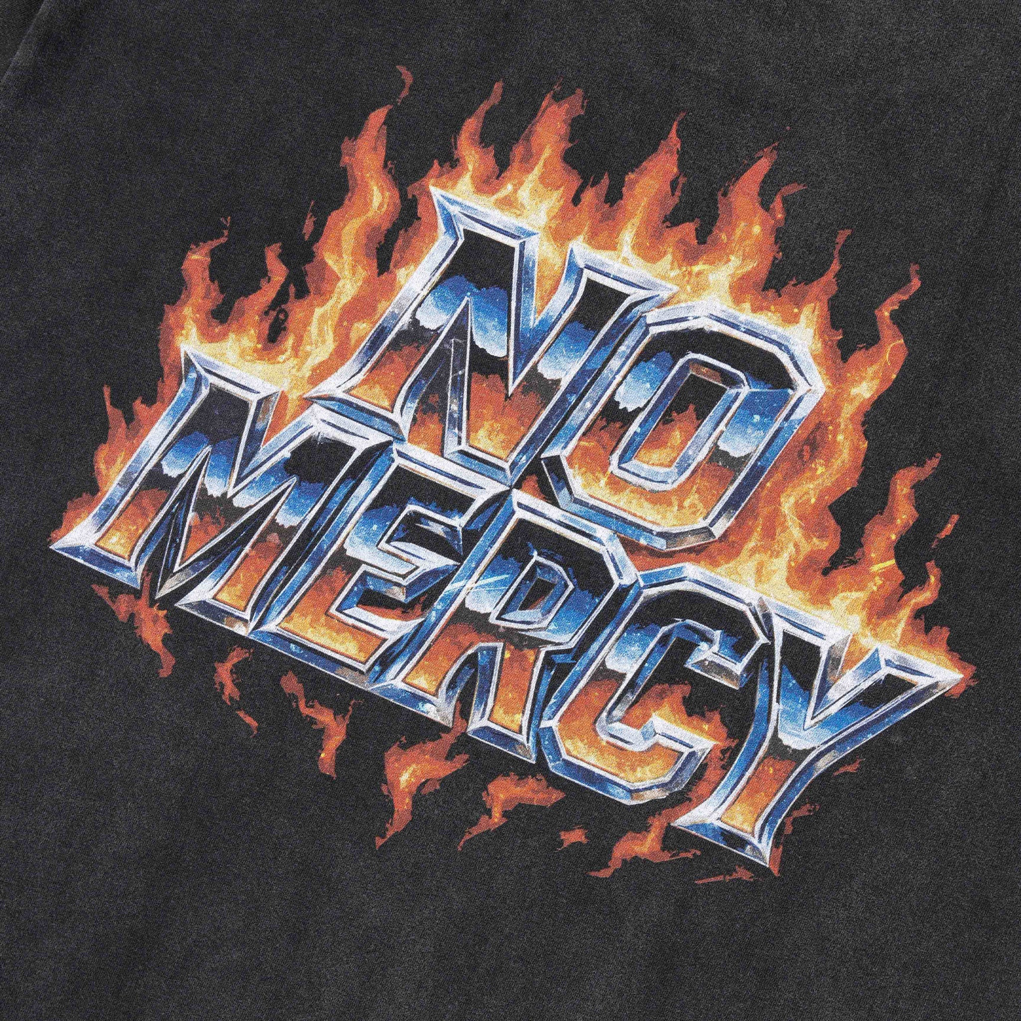 Commons No Mercy Fire and Ice Tee Vintage Black
