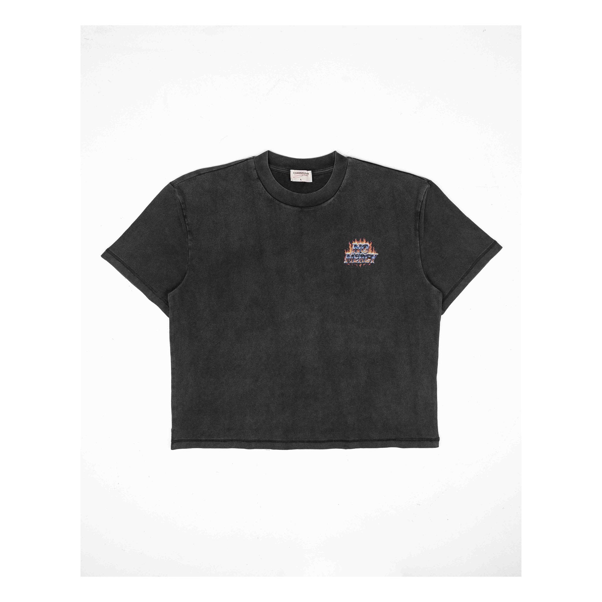 Commons No Mercy Fire and Ice Tee Vintage Black