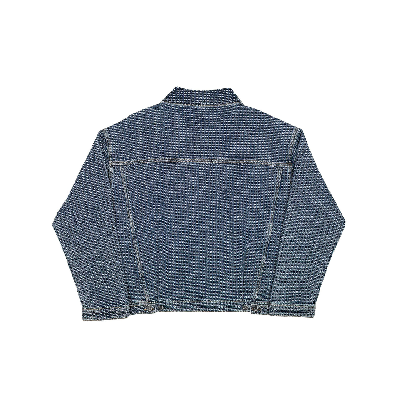 Commons Threaded Denim Jacket Blue