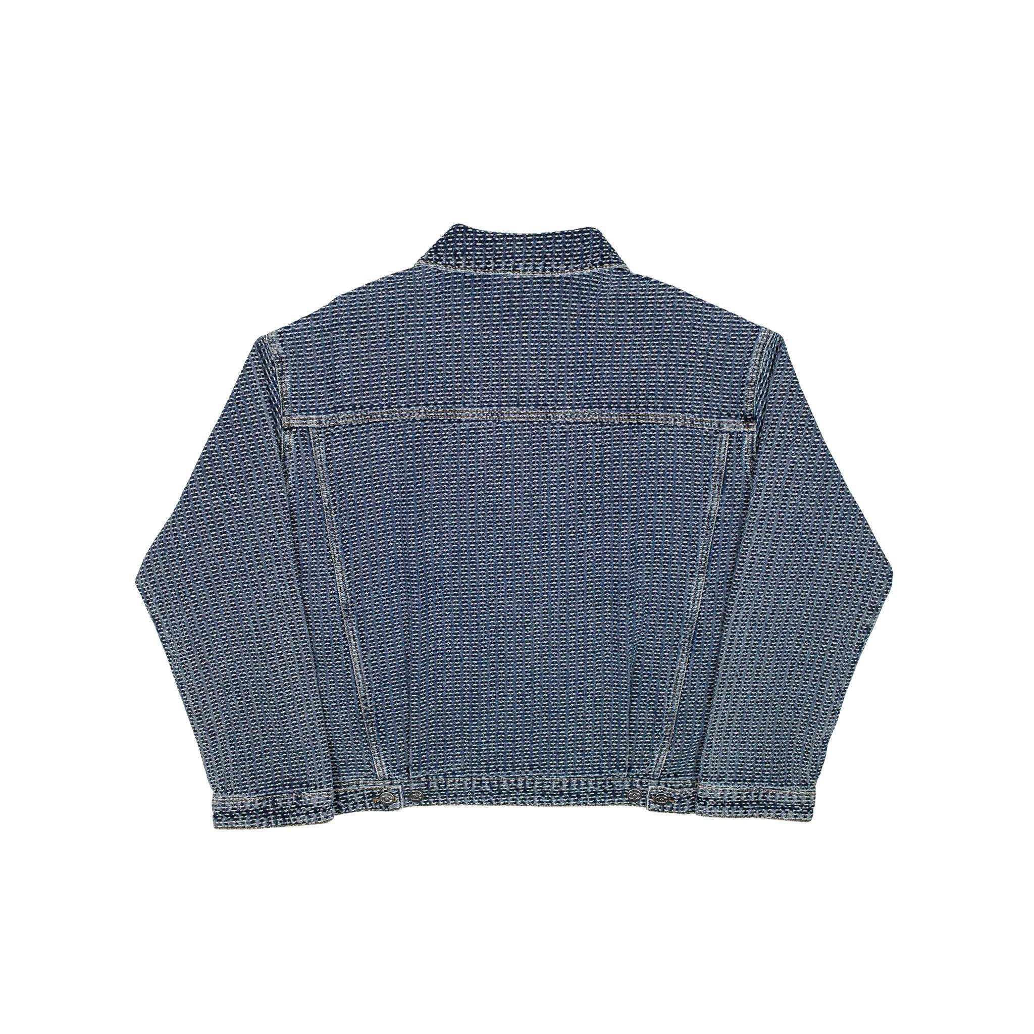 Commons Threaded Denim Jacket Blue