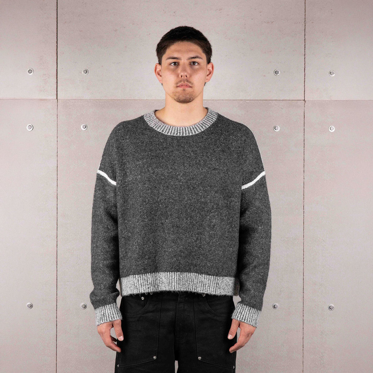Commons Pullover Knit Forrest Charcoal