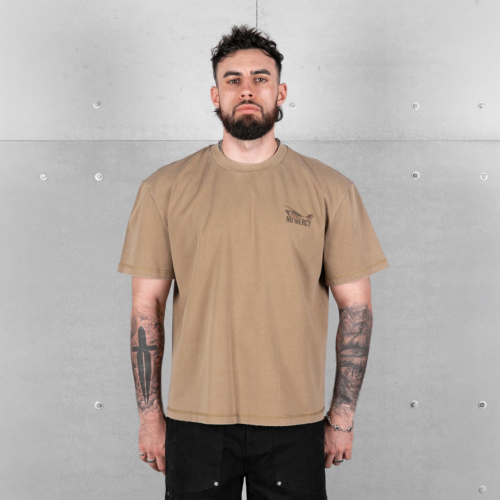 Commons No Mercy Choices Tee Faded Brown