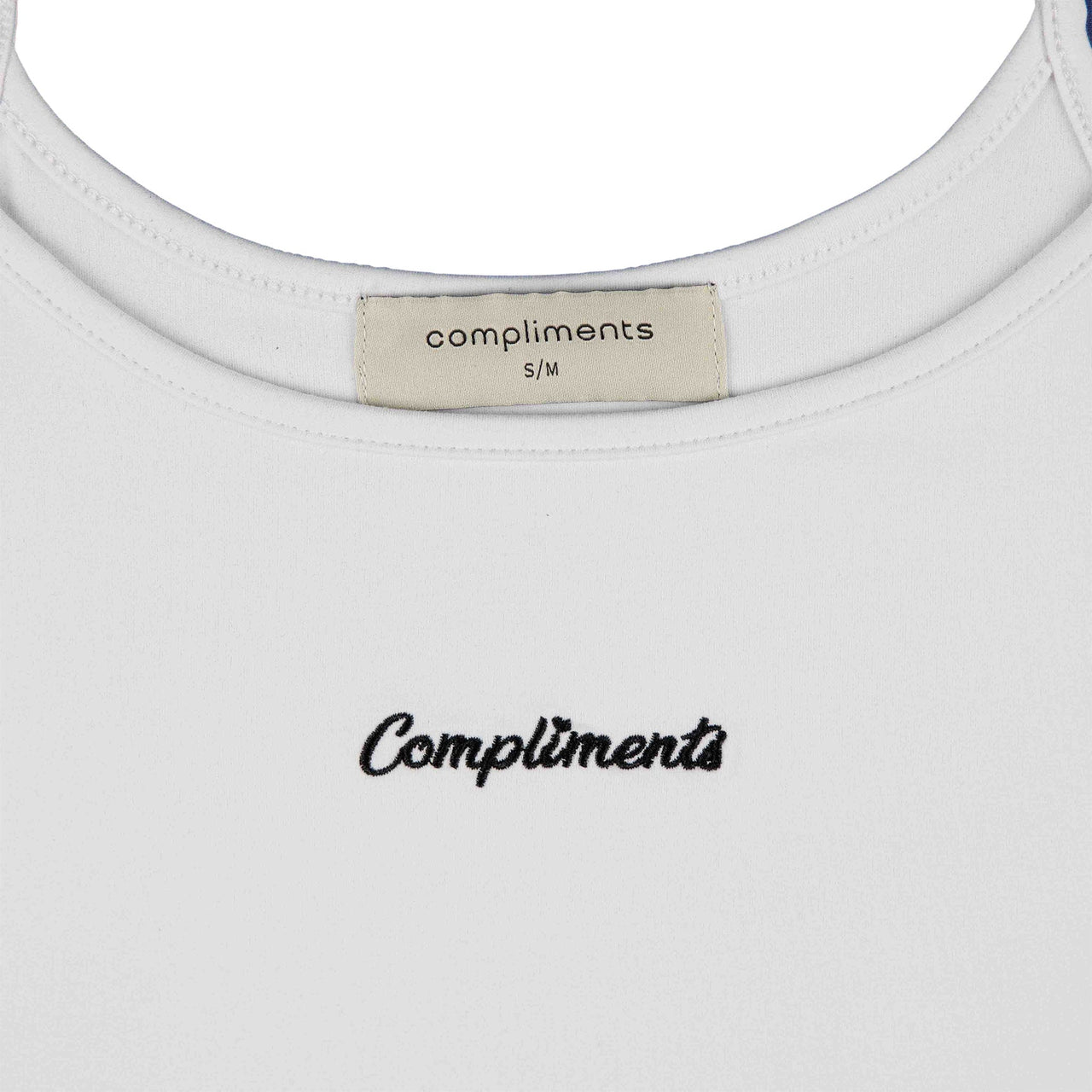 Compliments Basic Women's Tank White
