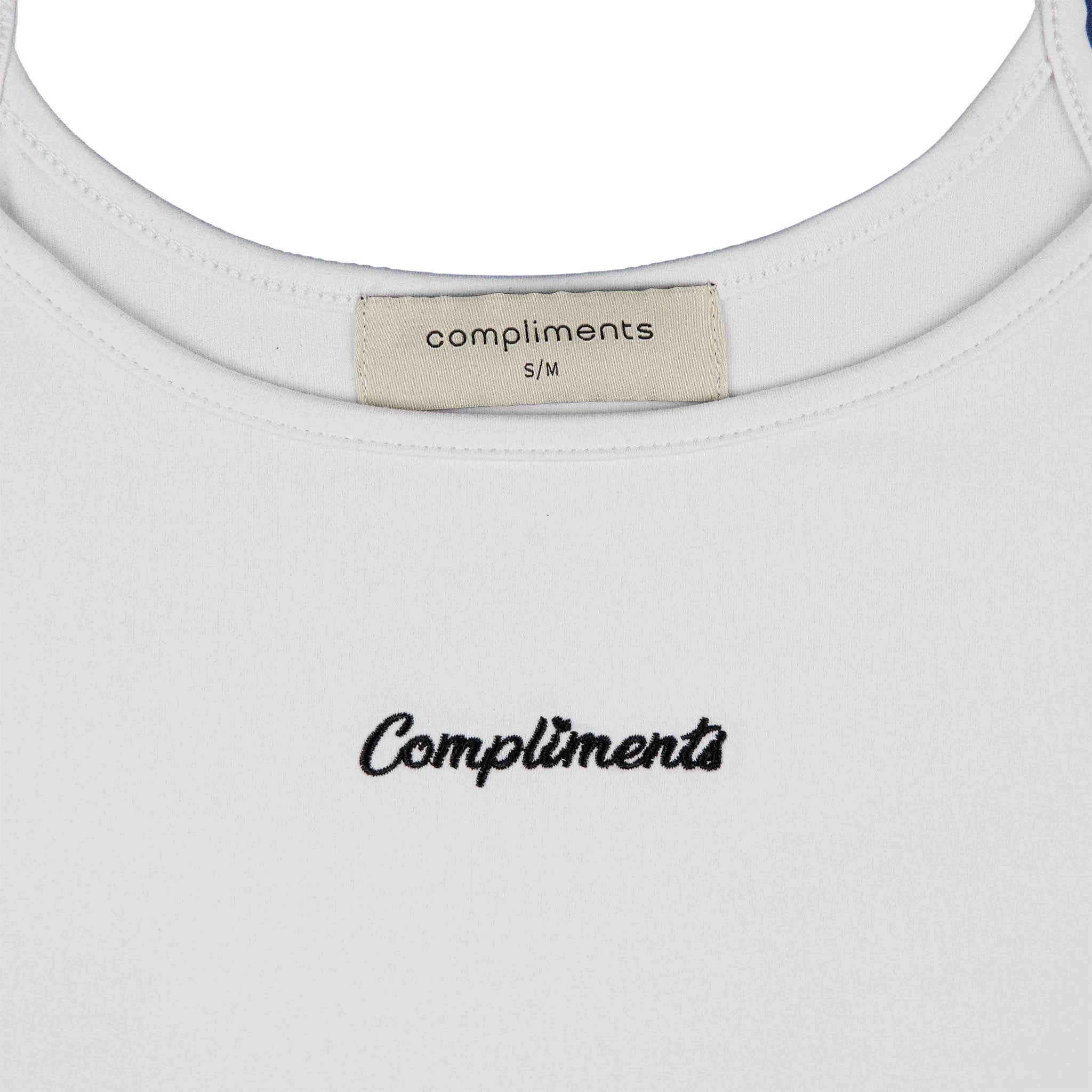 Compliments Basic Women's Tank White
