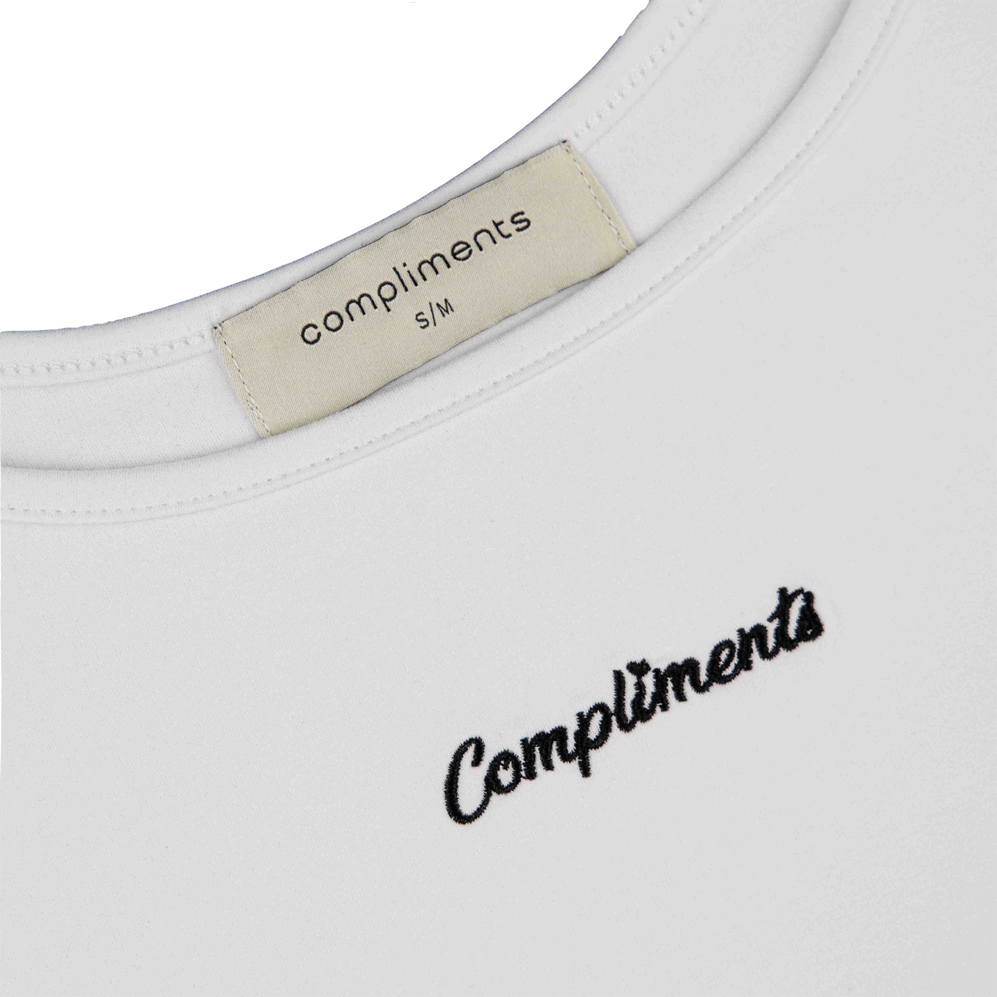 Compliments Basic Women's Tank White