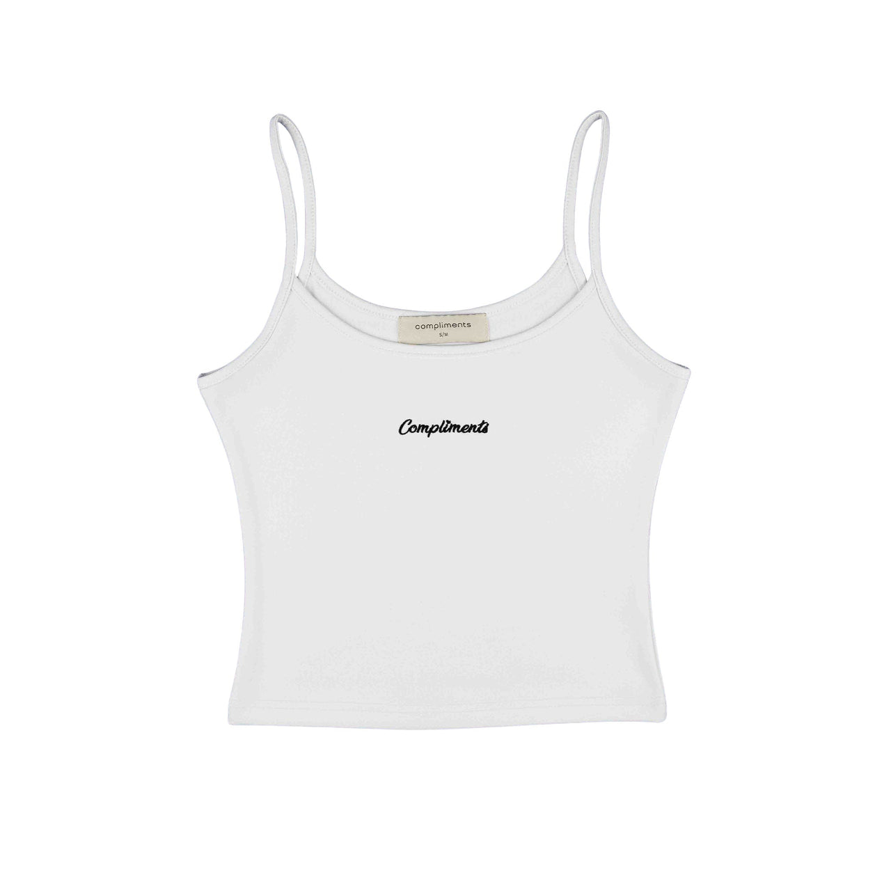 Compliments Basic Women's Tank White