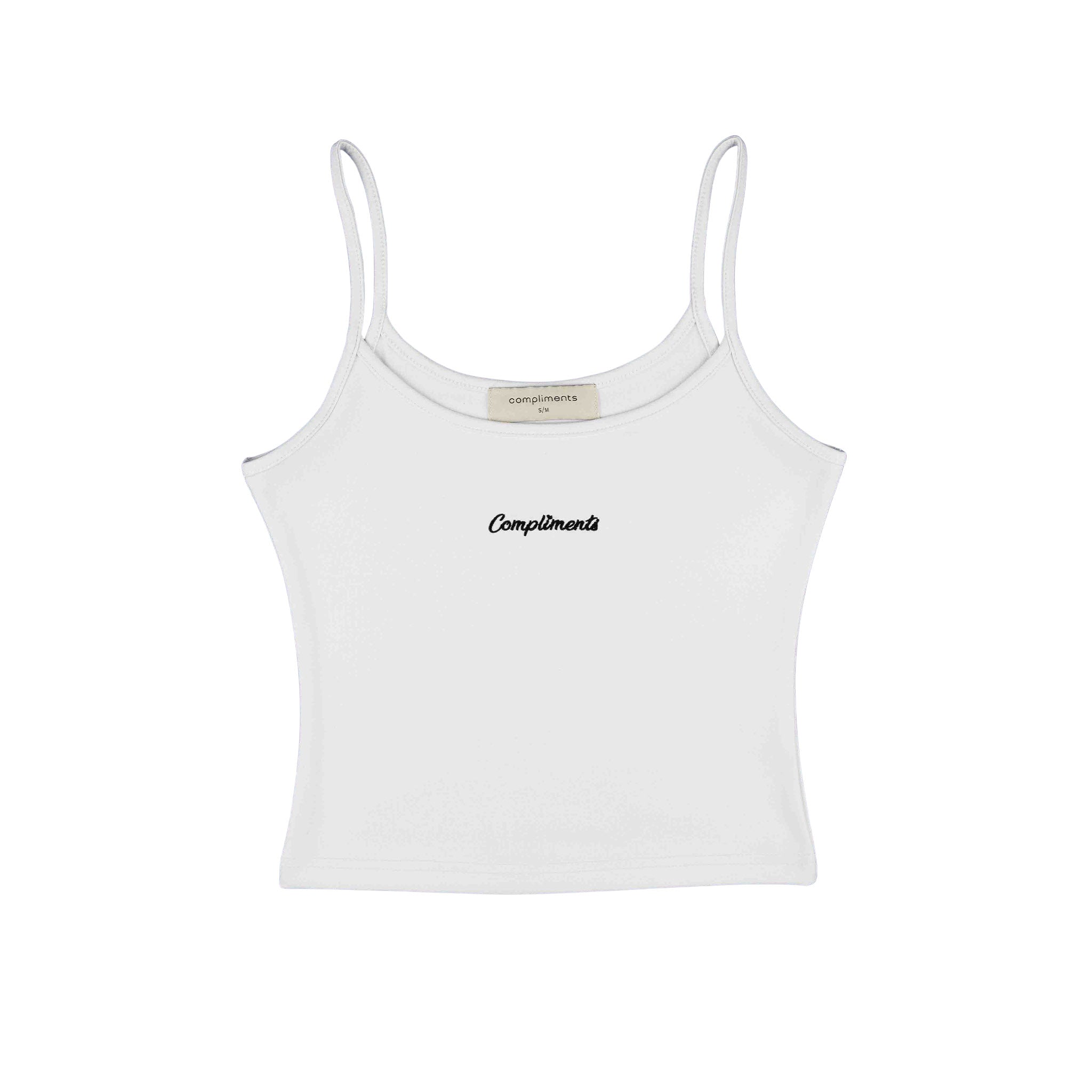 Compliments Basic Women's Tank White
