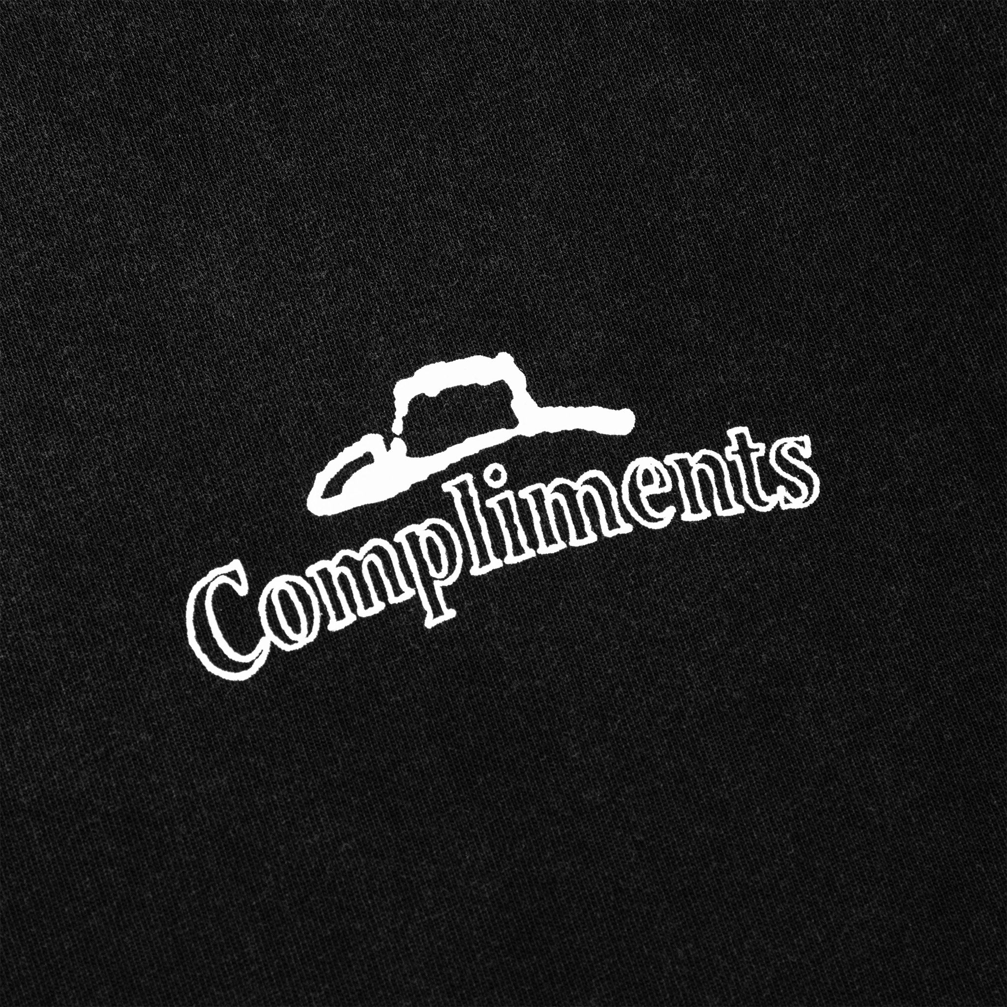 Compliments The Road Ends Black Vintage Tee