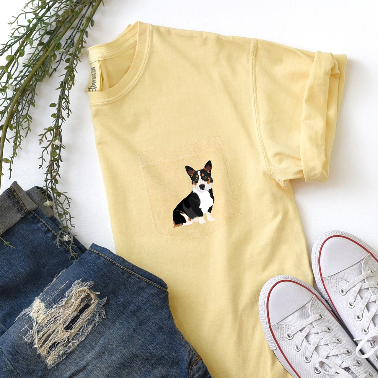Dog Lover Pocket Breed Lover Collection Featuring Dozens Of Breeds Comfort Colors Tee