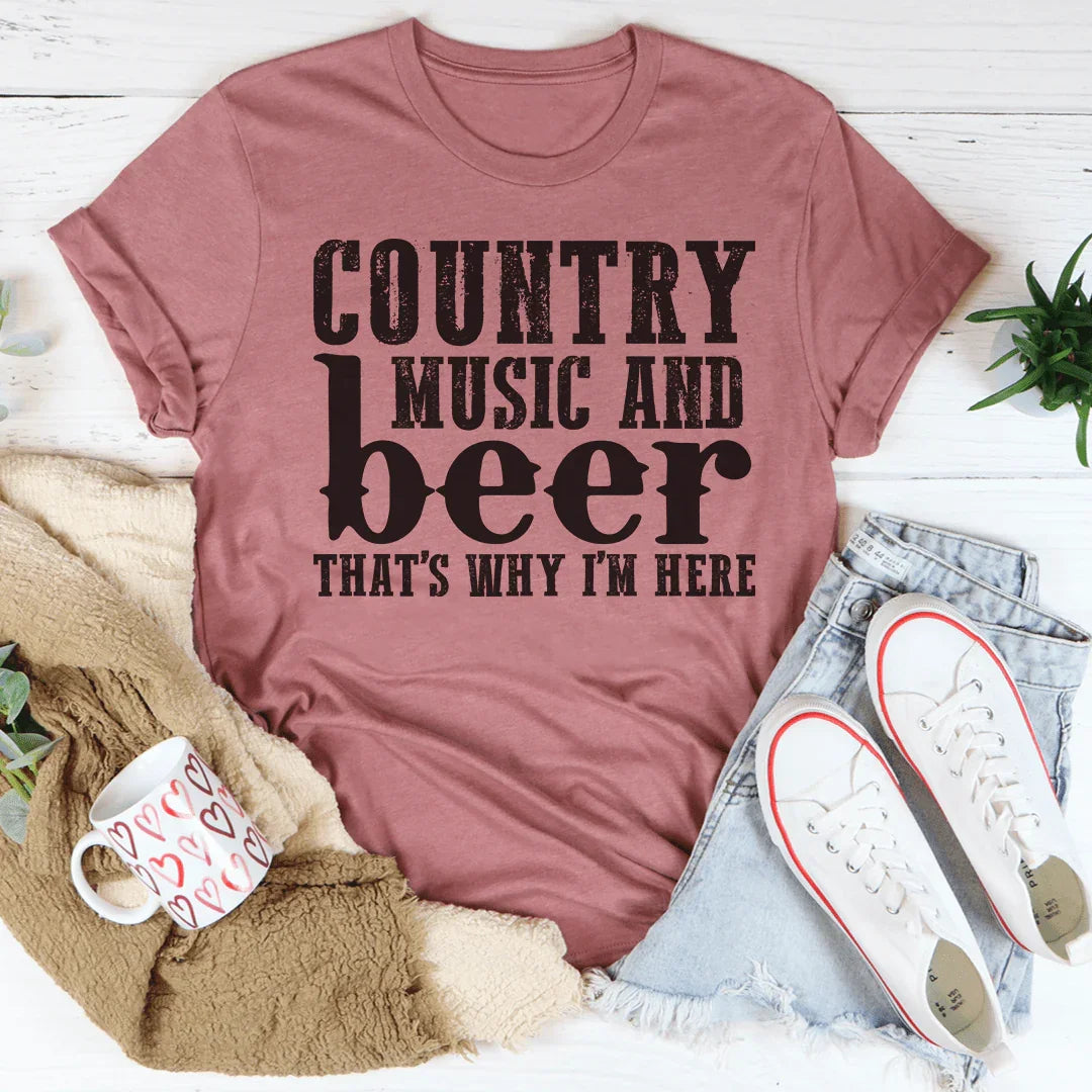 Country Music & Beer Tee